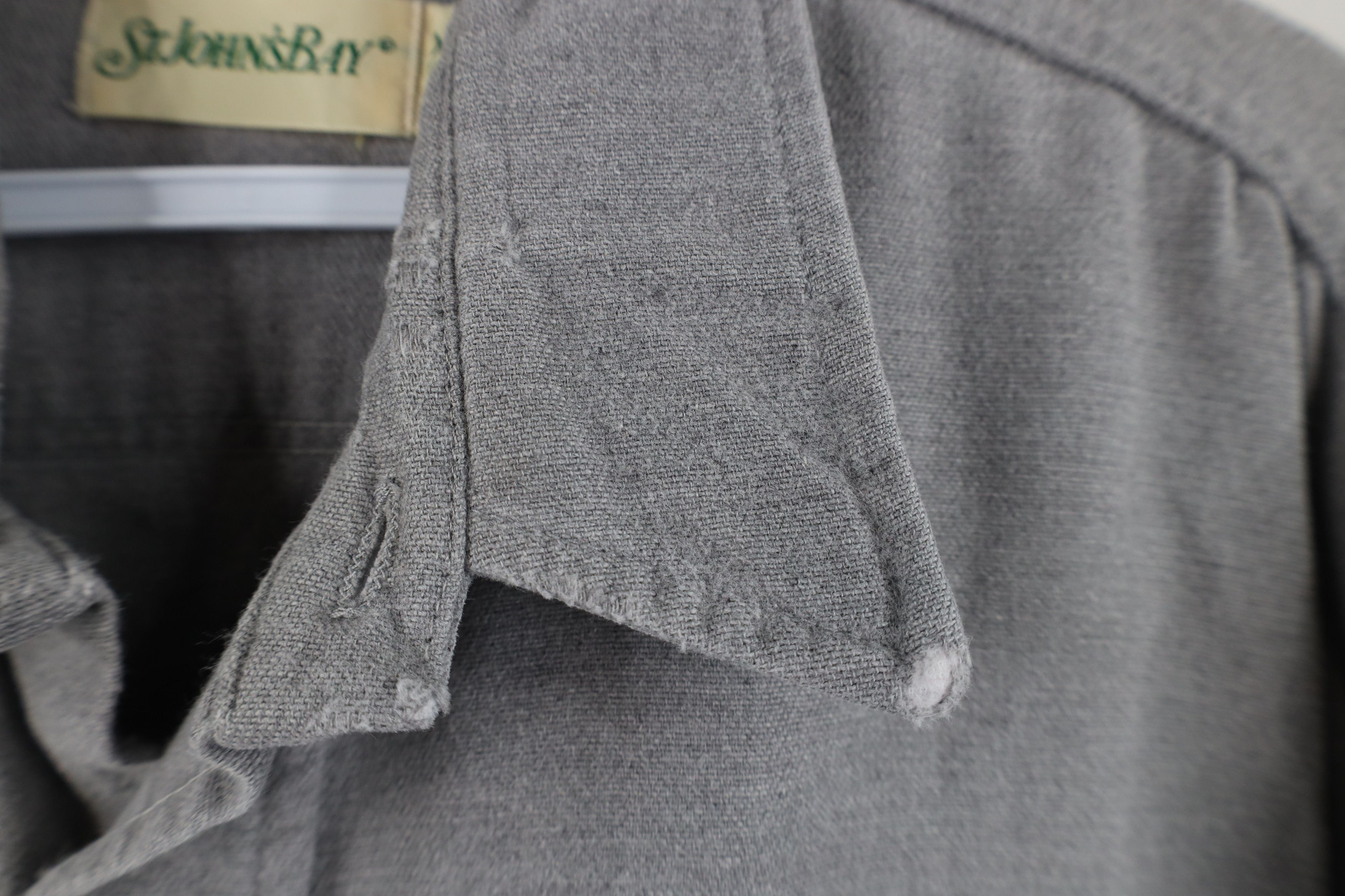 Vintage Vintage 70s Streetwear Chamois Collared Button Shirt USA Size US XL / EU 56 / 4 - 4 Thumbnail