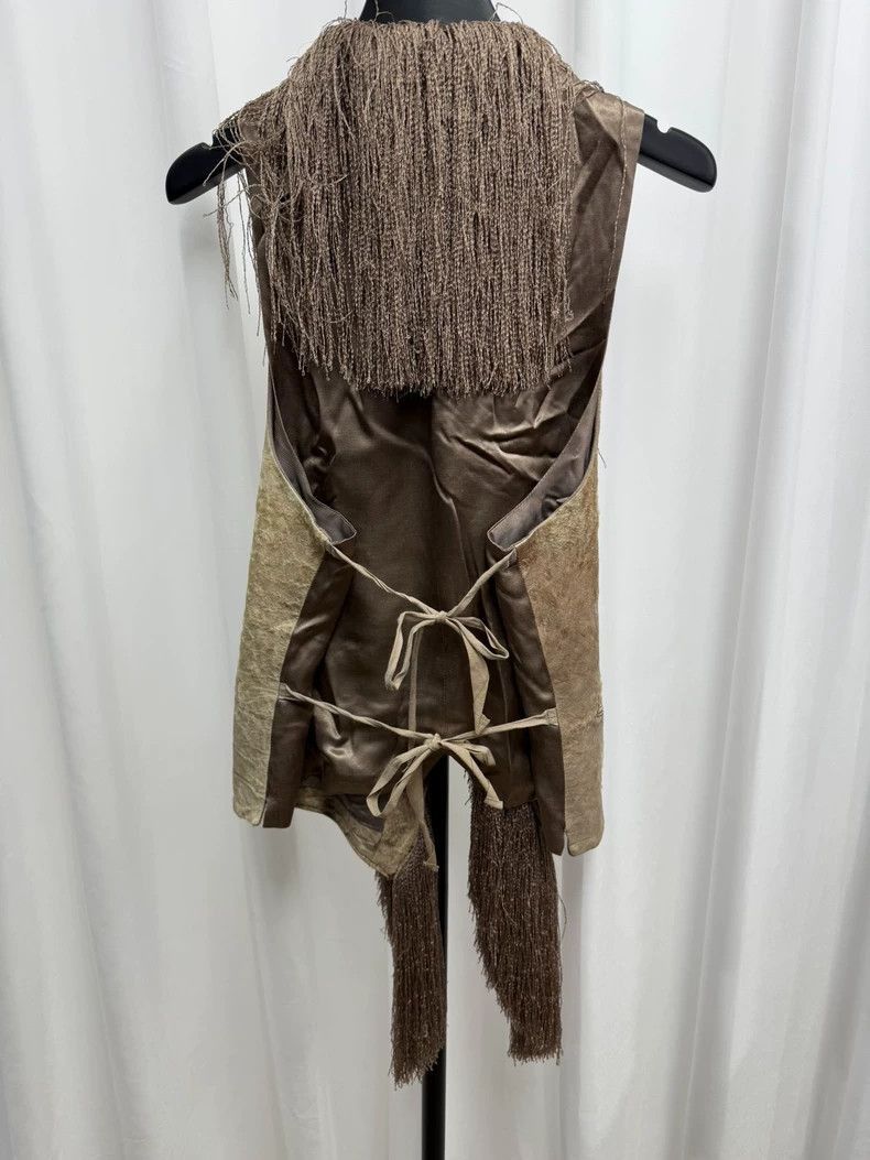 Ann Demeulemeester Ann demeulemeester horsehair erosion cat beard vest-2506 Size US M / EU 48-50 / 2 - 9 Thumbnail