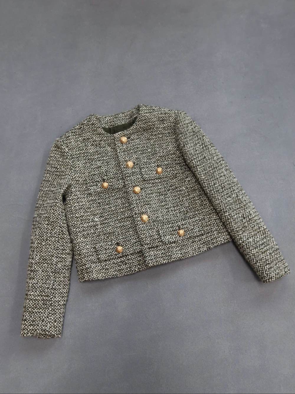 Celine Celine Tweed Four-Pocket Jacket Size 36 Size XS / US 0-2 / IT 36-38 - 1 Thumbnail