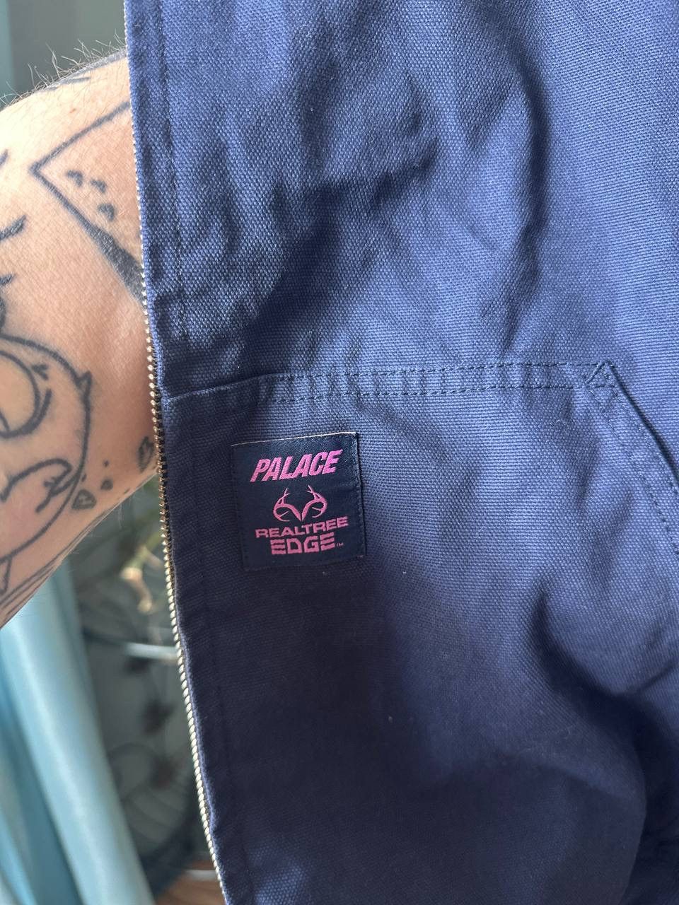 Palace Palace real tree navy reversible jacket size L Size US L / EU 52-54 / 3 - 6 Thumbnail