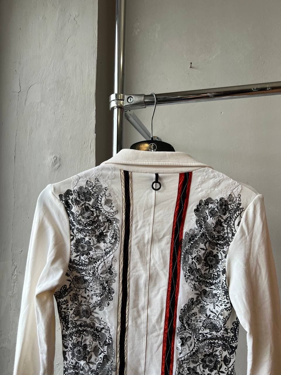 Designer SAVE THE QUEEN ARTISTIC LACE INSPIRED RARE WOMAN BLAZER L Size L / US 10 / IT 46 - 13 Thumbnail