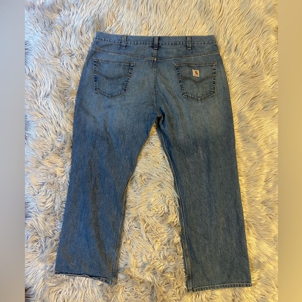 Carhartt Carhartt Blue Straight Leg Jeans Classic Style Size US 42 / EU 58 - 1 Thumbnail