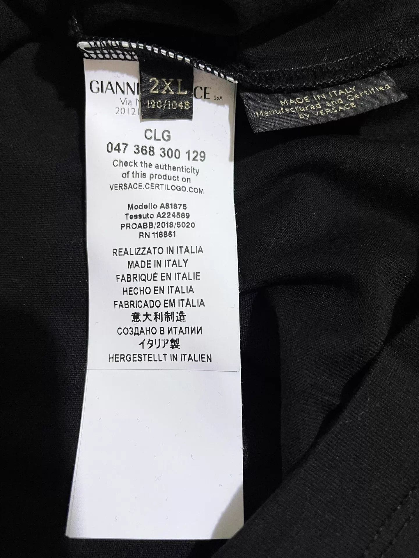 Versace Versace Medusa Gold Thread Rhinestone Mint SS T - Shirt 2XL Size US XXL / EU 58 / 5 - 7 Thumbnail
