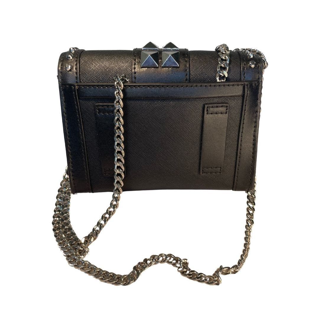 B11 MICHAEL KORS Whitney Crossbody Bag Leather Black