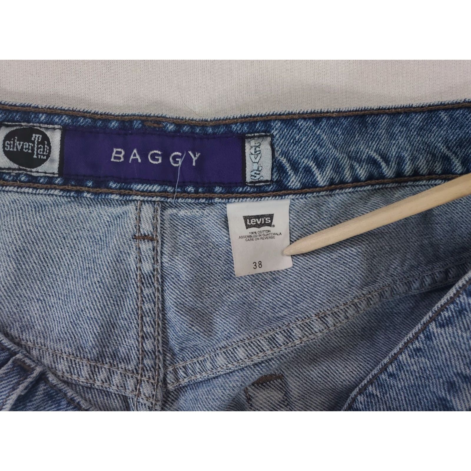 Levi's **VINTAGE Levi's 90s Y2K Baggy Jean Shorts Blue Zip Fly Mens 38** User: Vintage Levi's 90s Y2K Baggy Jean Shorts Blue Zip Fly Men's 38 Size US 38 / EU 54 - 3 Thumbnail