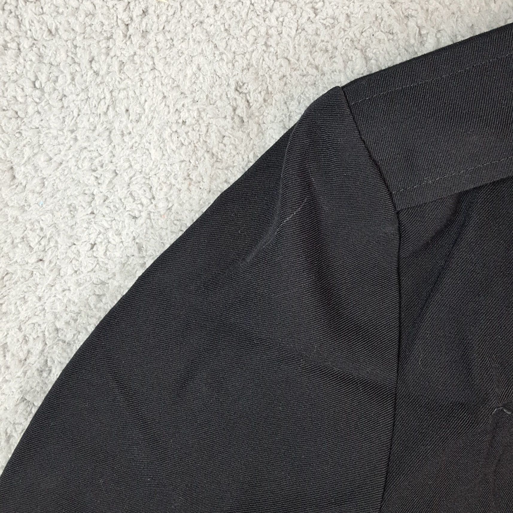 Vintage VINTAGE Wool Blend Black Military Bomber Women's Size 10 Zip Up Army Flyer Uniform Jacket Size L / US 10 / IT 46 - 5 Thumbnail