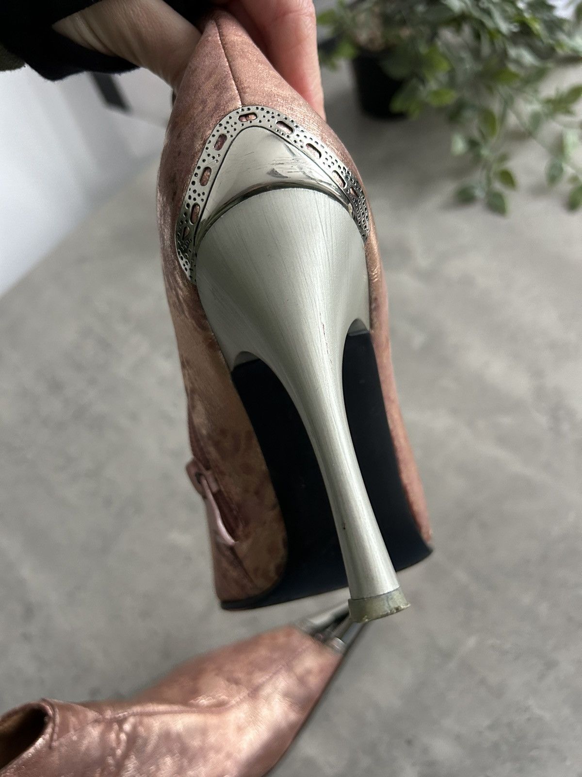 Vintage rare Y2K heels boots avant garde 00s 90s