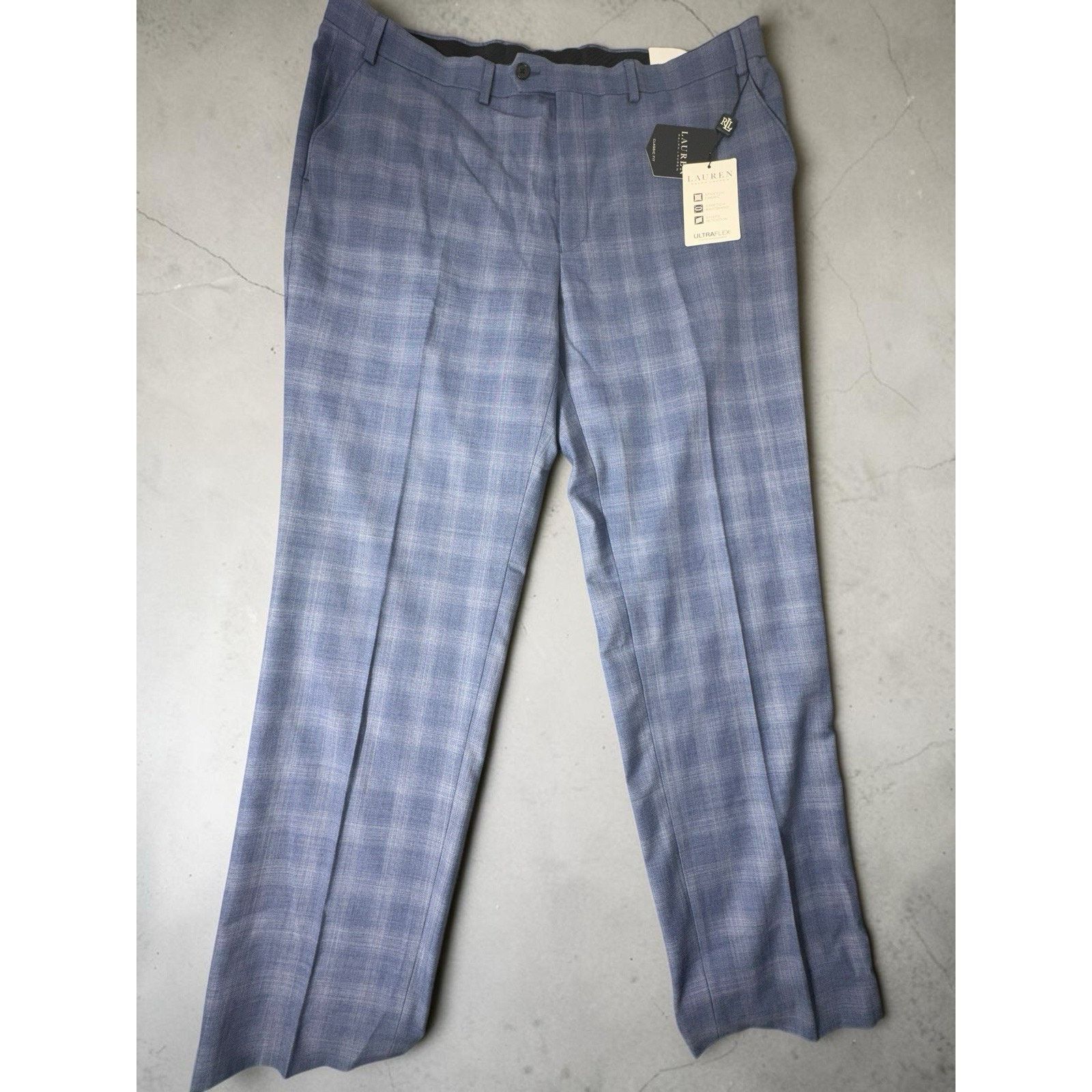 Lauren Ralph Lauren Lauren Ralph Lauren Mens Classic Fit Suit Pants 40x32 Blue Size US 40 / EU 56 - 1 Thumbnail