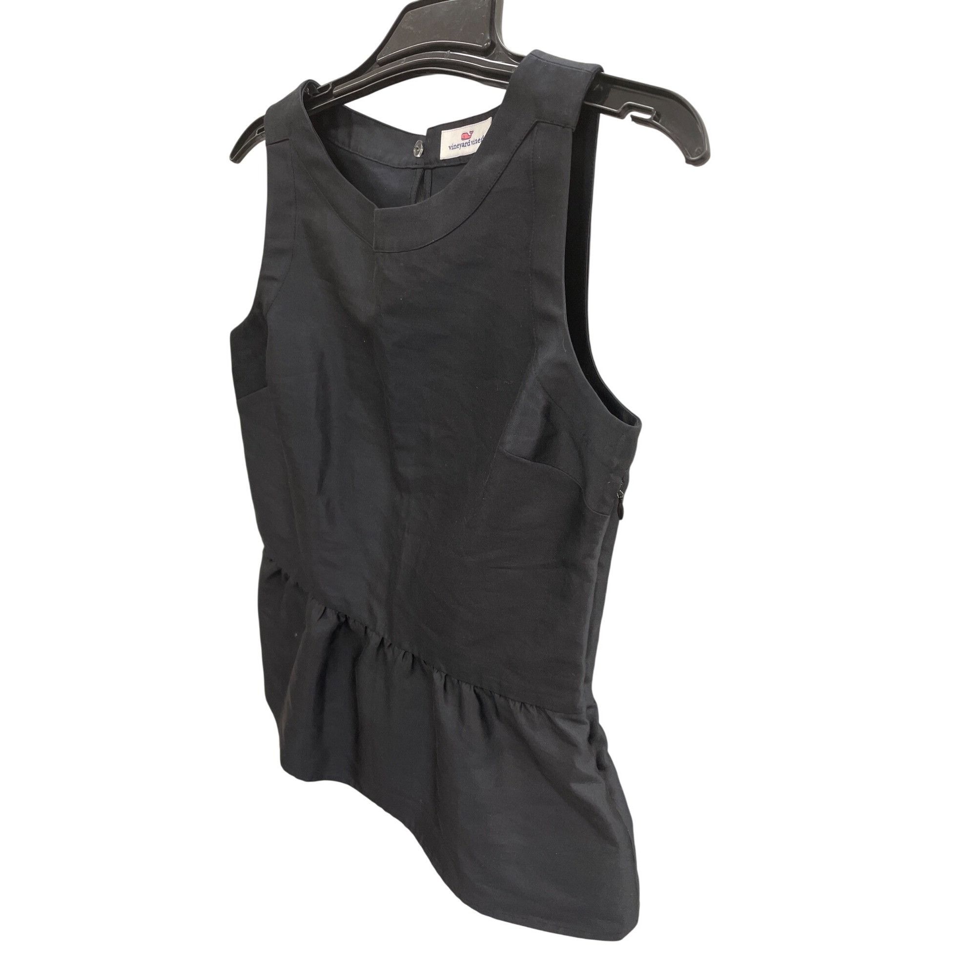 Vineyard Vines Vineyard Vines Womens black cotton silk Sleeveless Top Size Size M / US 6-8 / IT 42-44 - 2 Thumbnail