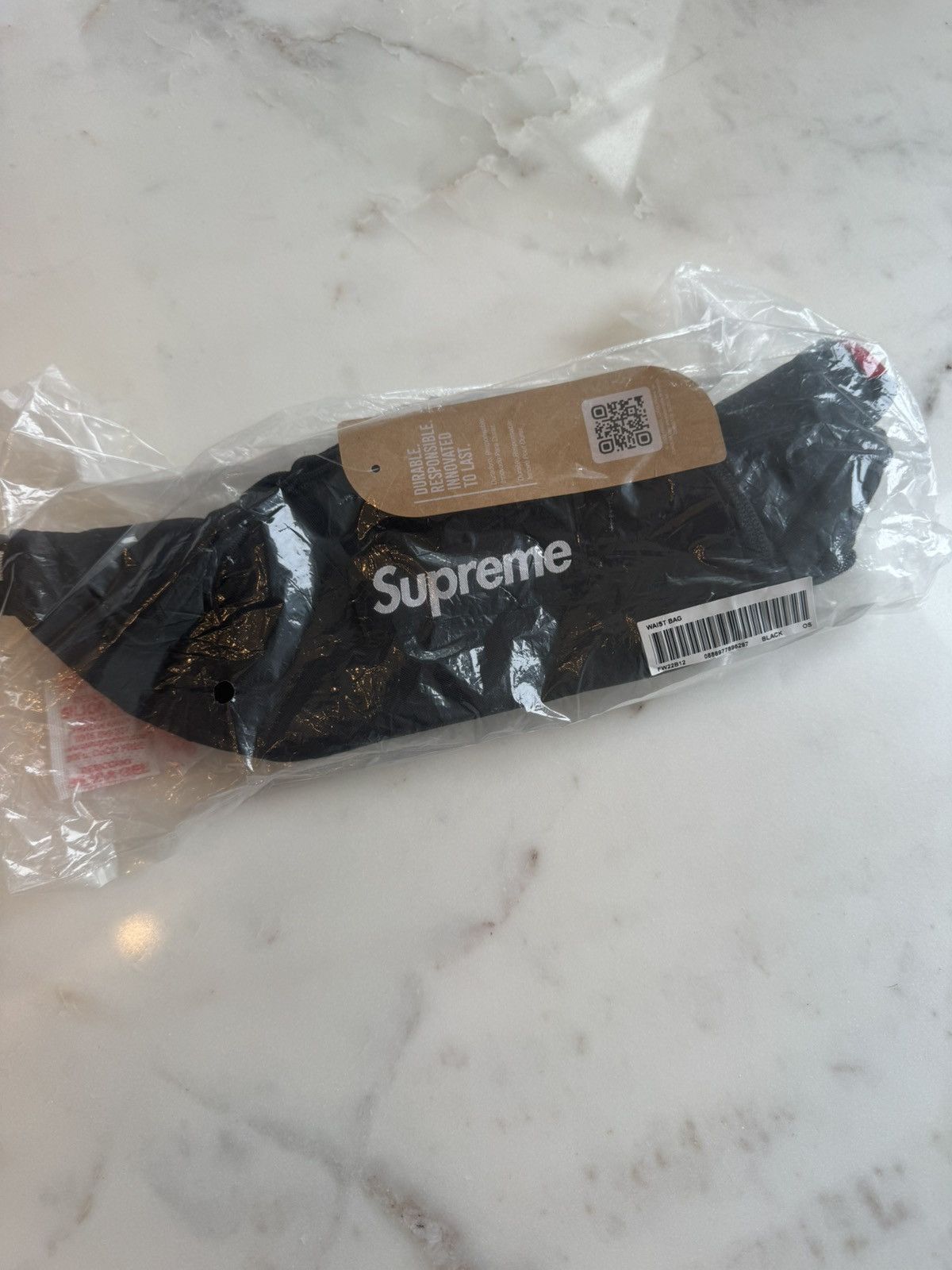 Supreme Supreme Waist Bag Black FW22 Size ONE SIZE - 1 Thumbnail