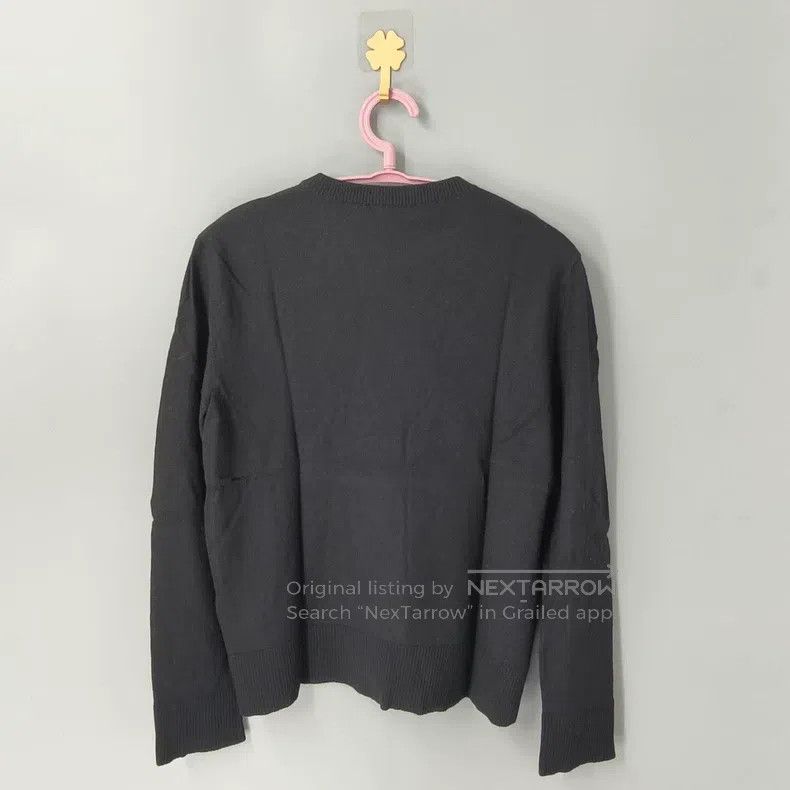 Givenchy Givenchy Letter Logo Embroidered Crewneck Wool Sweater (Me Size US XL / EU 56 / 4 - 2 Thumbnail