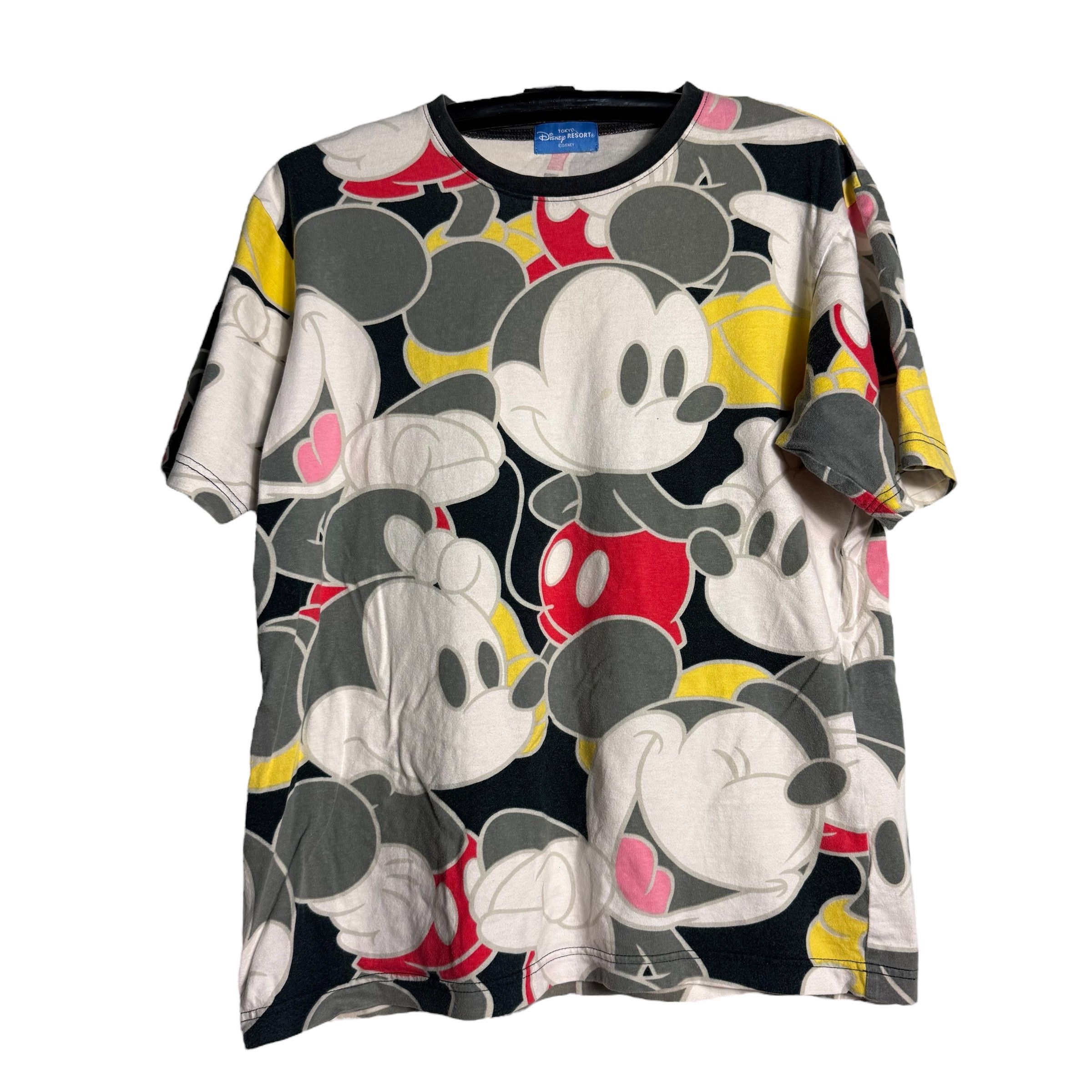 Disney 🔥RARE🔥Vintage Mickey Mouse All Print Disney T-shirt Size US L / EU 52-54 / 3 - 1 Thumbnail
