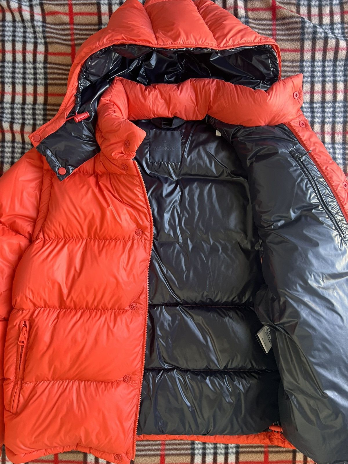 Moncler L Moncler Cyclone Short Down Jacket goose orange vest 2 jn 1 Size US L / EU 52-54 / 3 - 14 Thumbnail