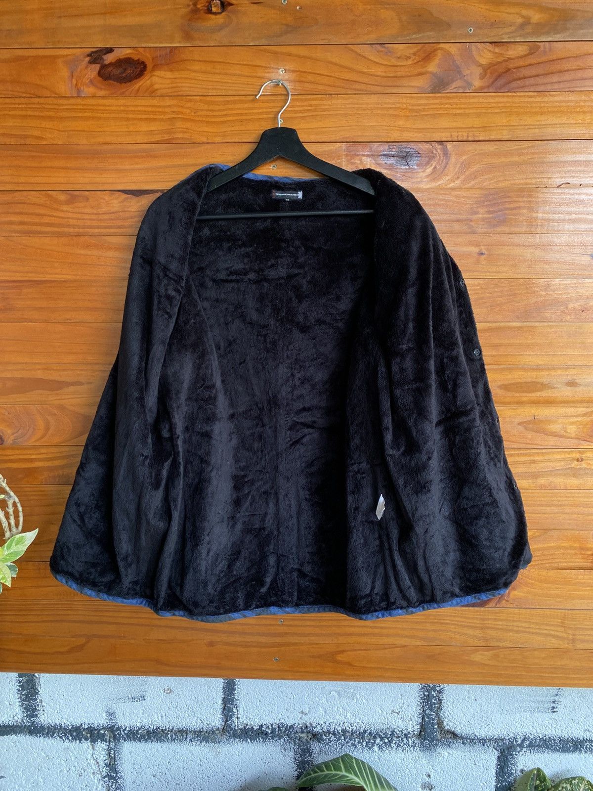 Japanese Brand Tokyo Hemp Connection Blue Plaid Lined Jacket Avant Garde Size US M / EU 48-50 / 2 - 7 Thumbnail