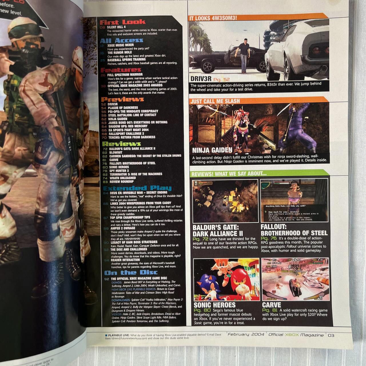 Other VTG XBOX Magazine #28 FEB 2004 GOTY RARE Size ONE SIZE - 9 Thumbnail
