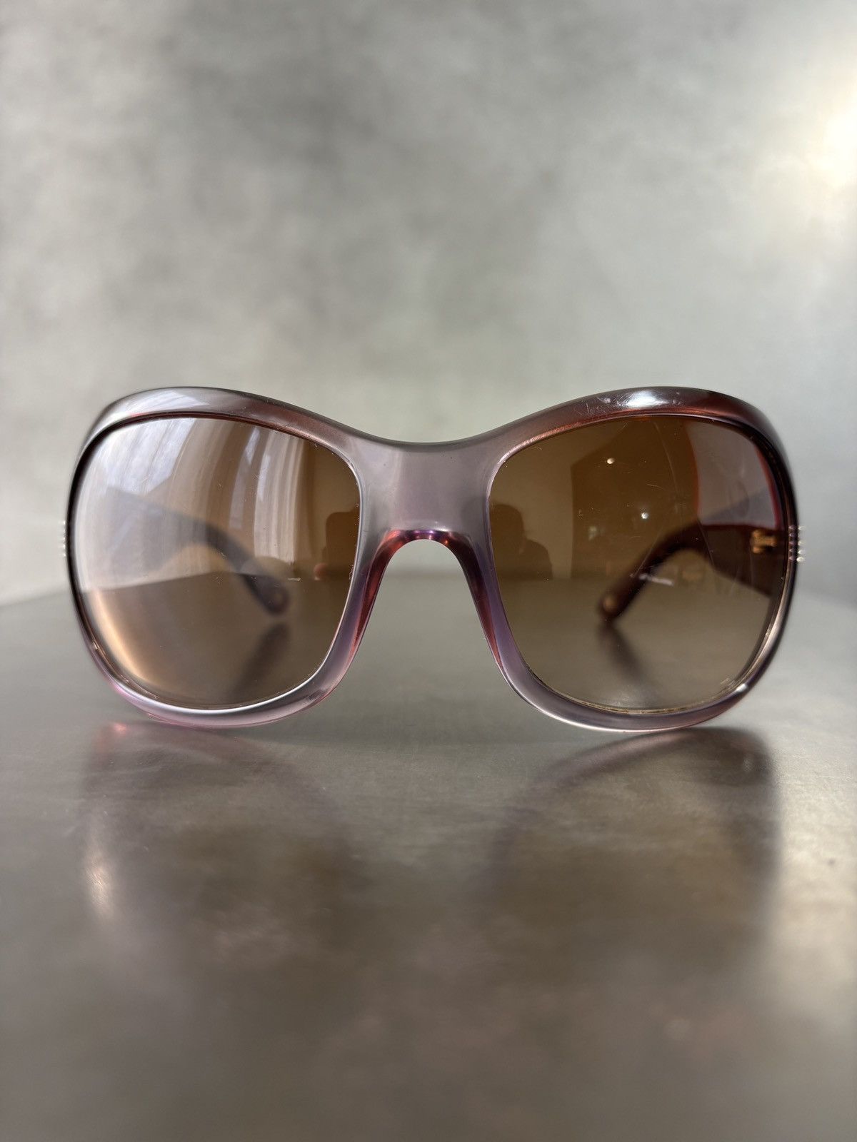 Versace 2009 Versace Sunglasses VE4961B Y2K Rhinestone 2000s Italy Size ONE SIZE - 5 Thumbnail