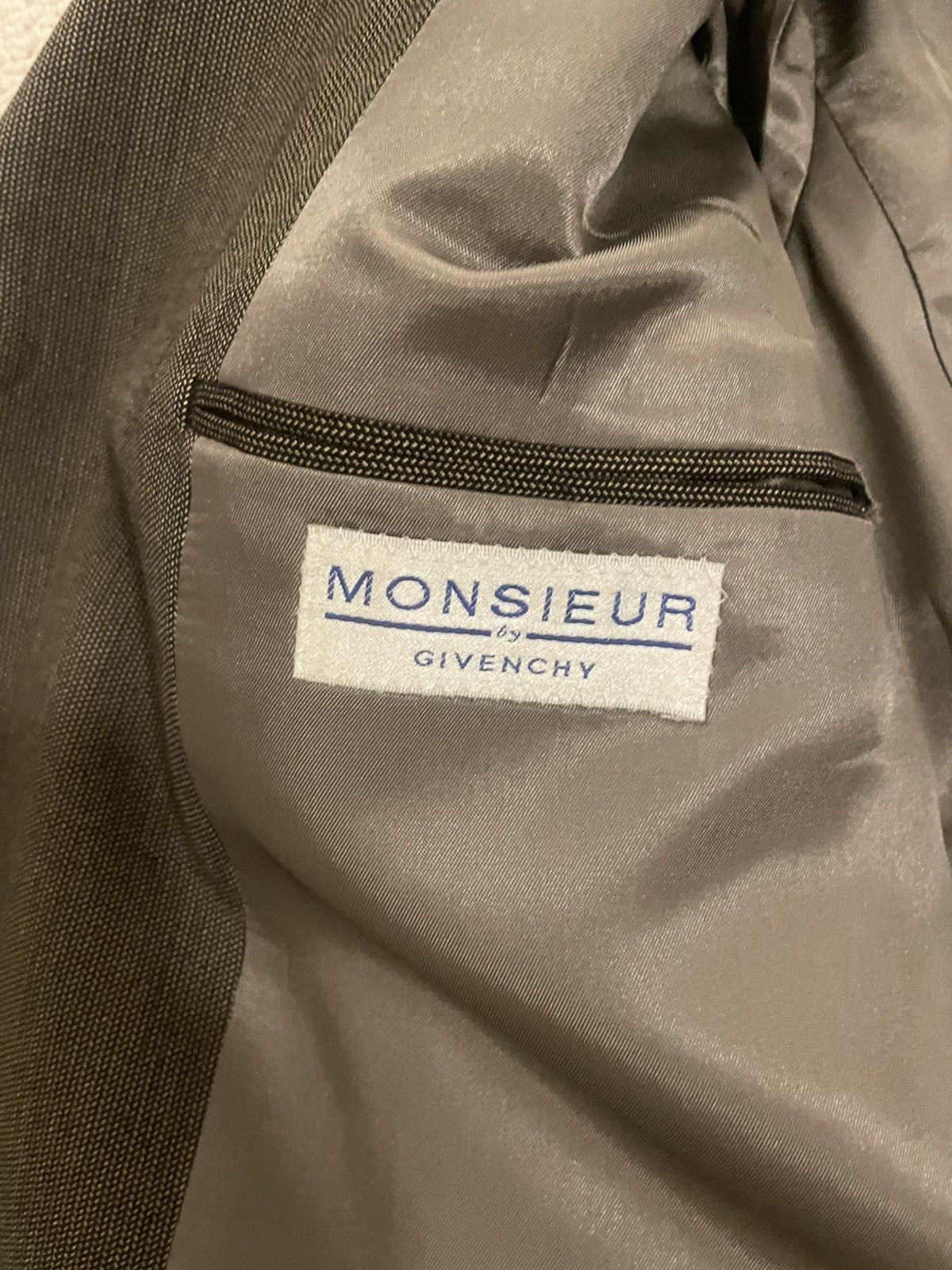Givenchy Vintage Givenchy Monsieur Men’s Wool Blazer - Size 44R Size 44R - 2 Thumbnail