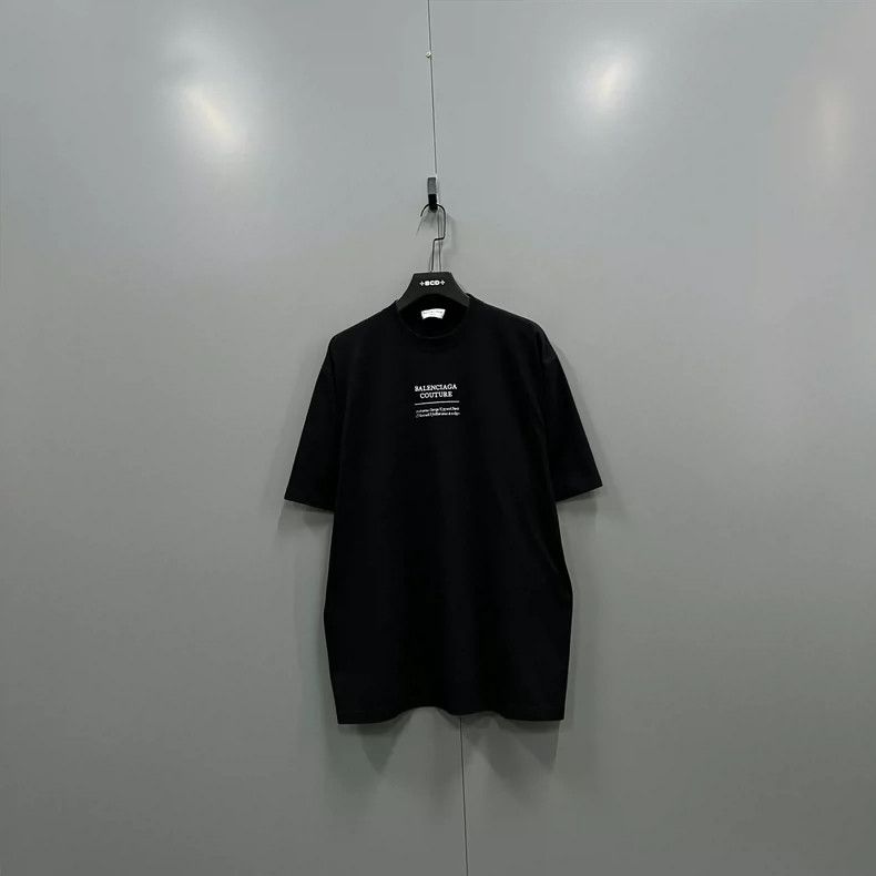 Balenciaga Balenciaga Black collar logo short-sleeved Size US XS / EU 42 / 0 - 1 Thumbnail