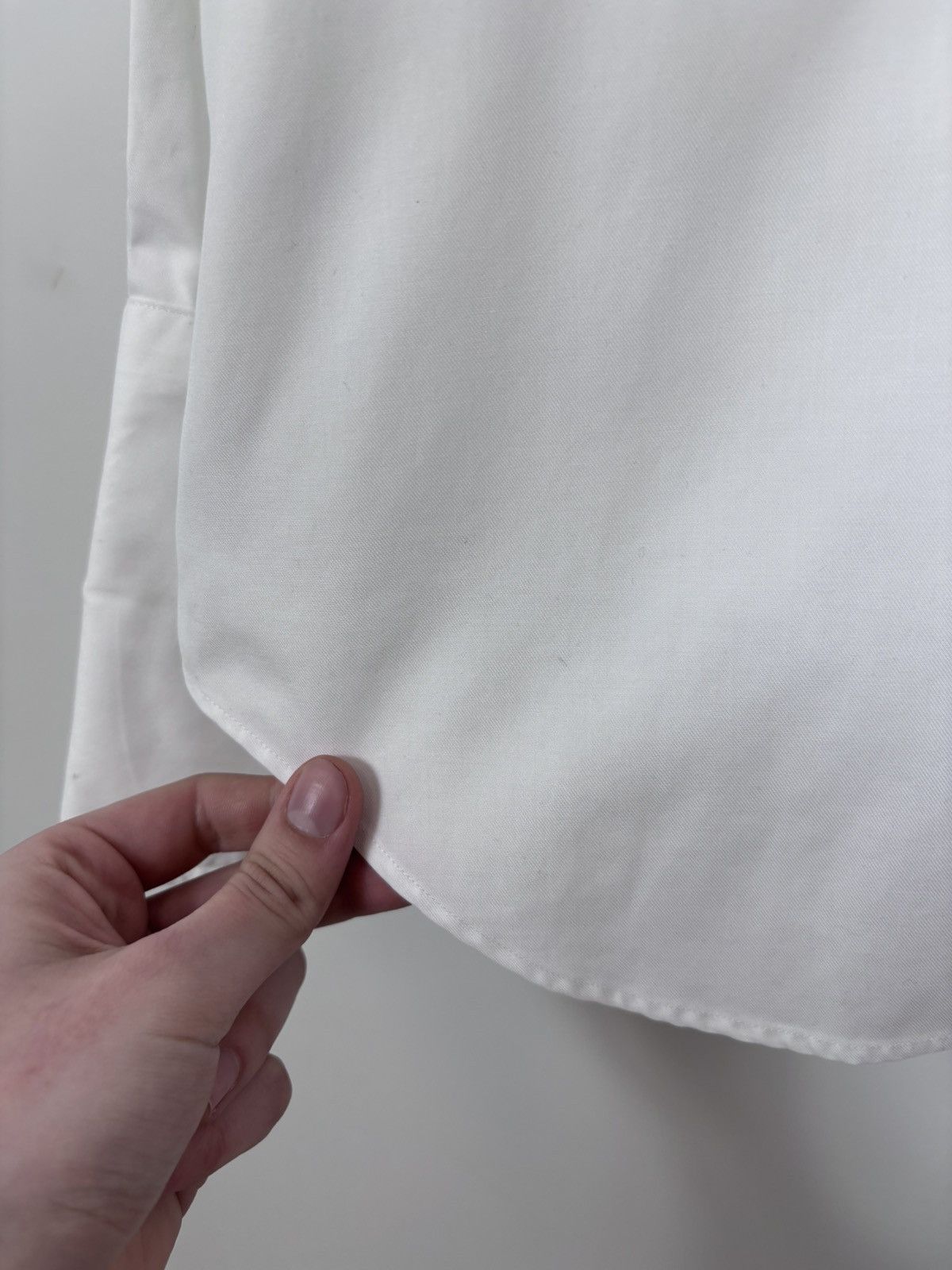 Other Emanuel Berg Men’s White Dress Button Up Shirt French Cuff Size US XL / EU 56 / 4 - 7 Thumbnail