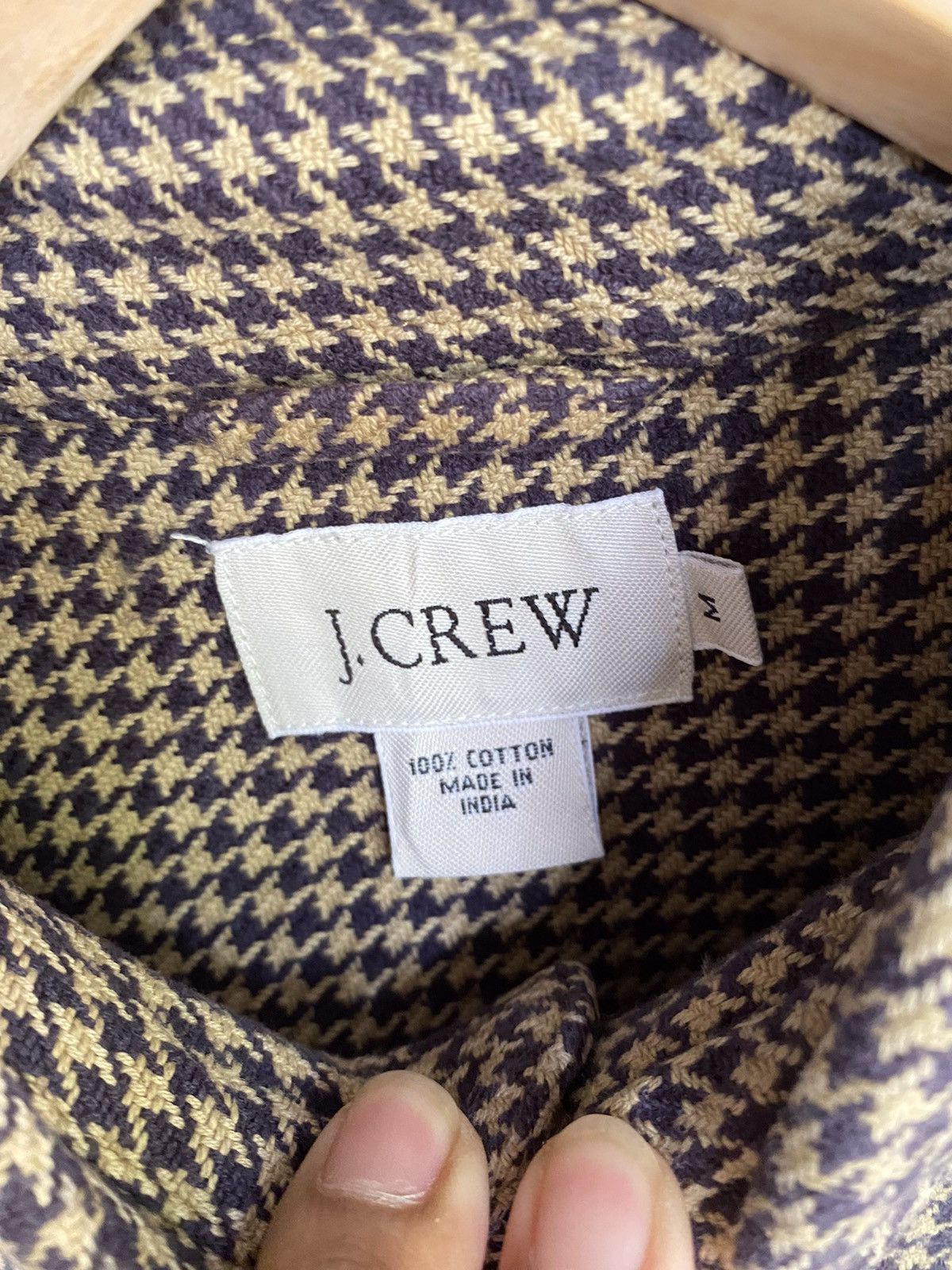 J.Crew Vintage J.Crew Rare Design Flannel Shirt Button Up Size US L / EU 52-54 / 3 - 4 Thumbnail
