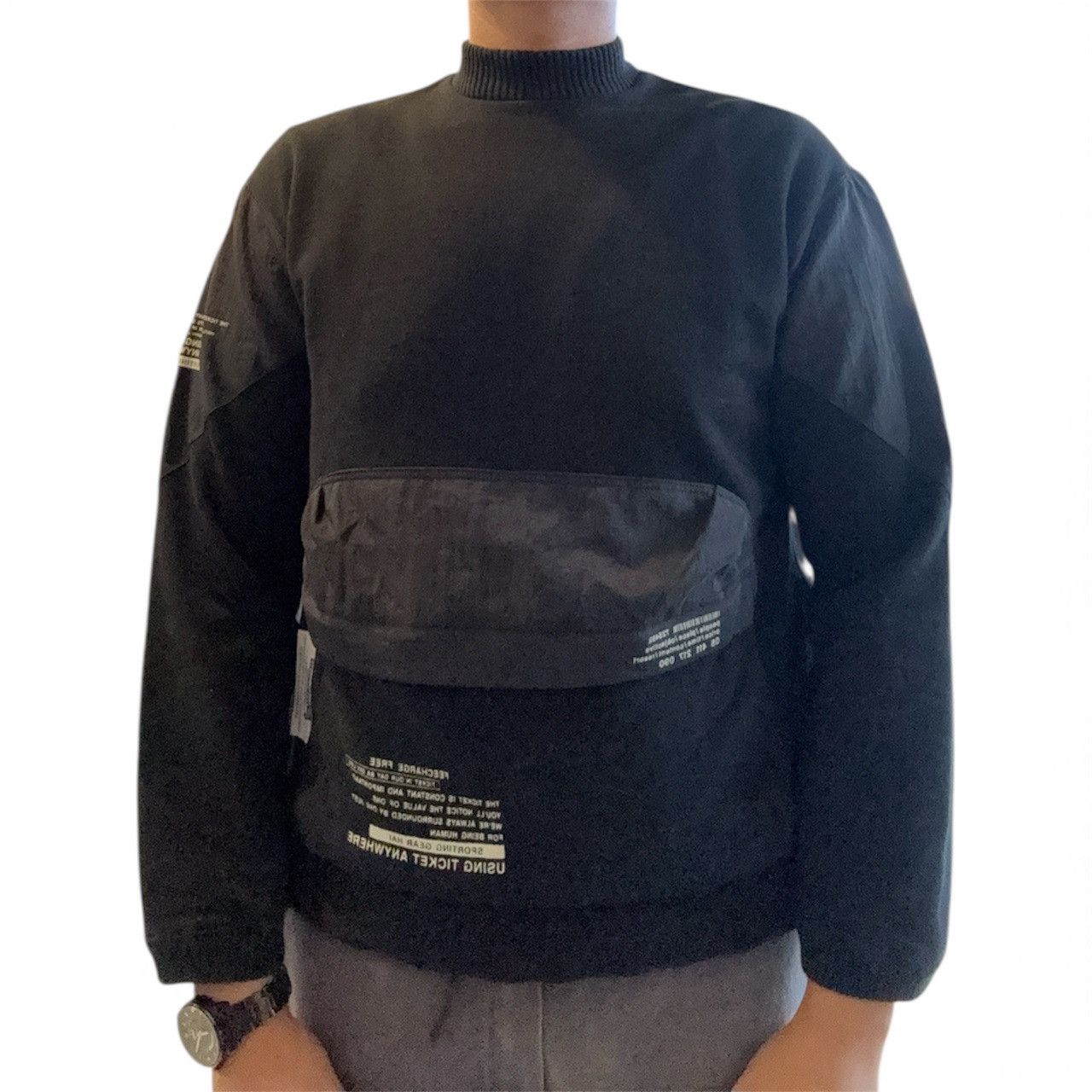Issey Miyake Vintage Rare Hai Sporting Gear Turtleneck Big Pocket Jumper Size US M / EU 48-50 / 2 - 3 Thumbnail