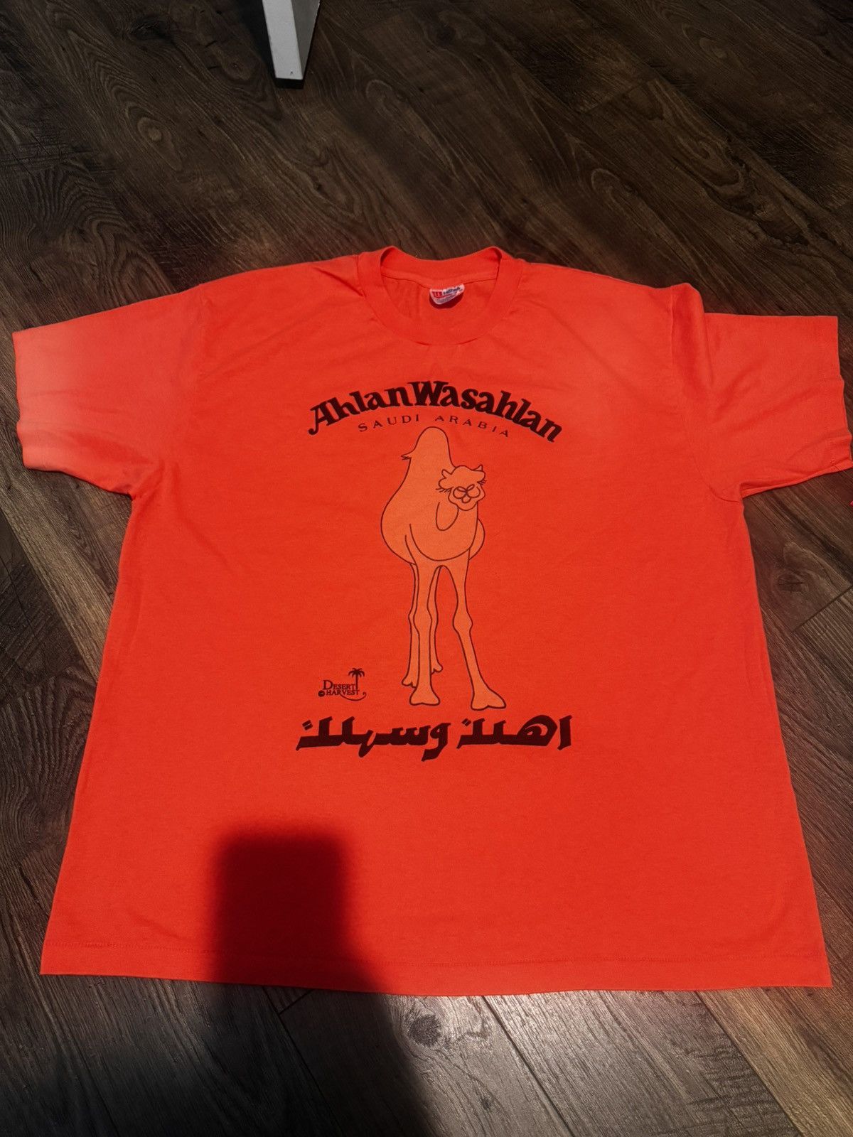 Vintage Ahlan Wasahlan Saudi Arabi Desert Harvest Camel Size US XL / EU 56 / 4 - 1 Thumbnail