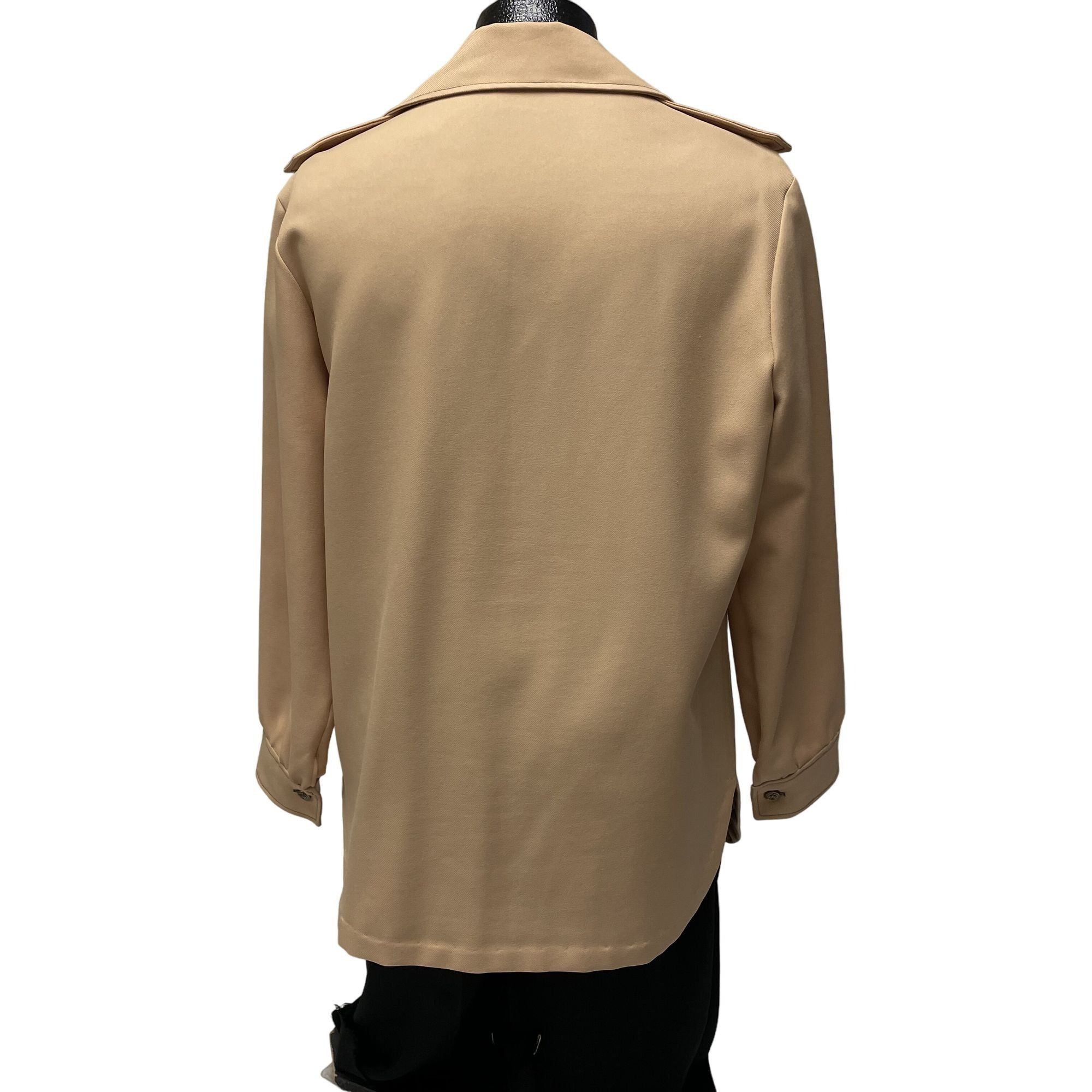 Other Vtg Beige Tan MoD Textured SAFARI Cowboy DISCO LEISURE Shirt Size US XL / EU 56 / 4 - 4 Thumbnail
