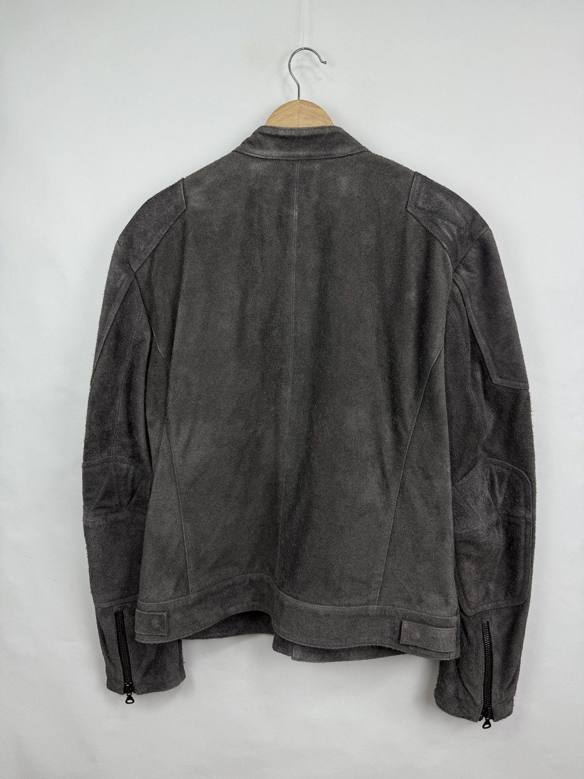 Diesel ❗️NEW🇮🇹 Diesel Suede Bike Jacket Cowhide Leather Made in Italy Size US M / EU 48-50 / 2 - 20 Thumbnail