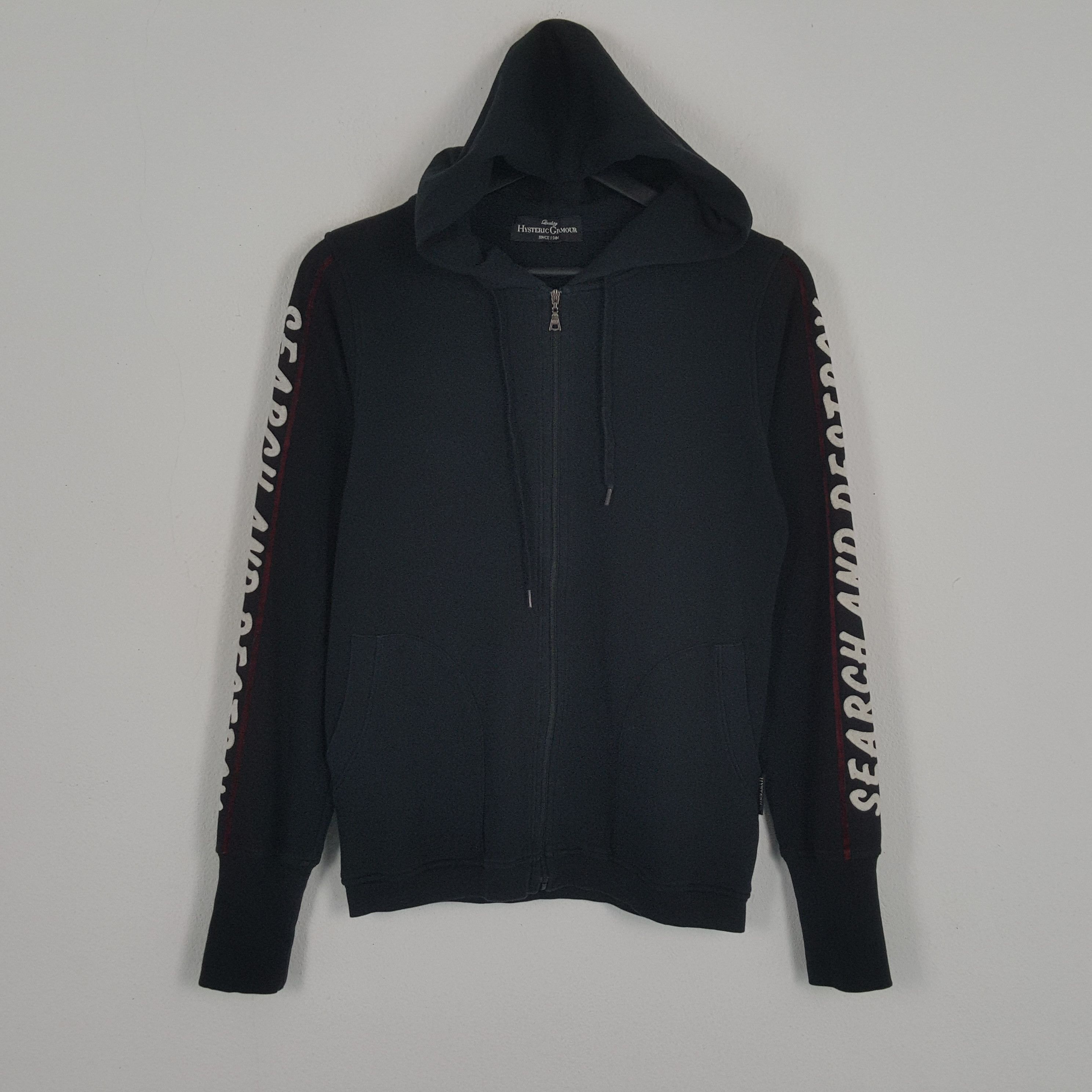 Hysteric Glamour × Japanese Brand × Vintage HYSTERIC GLAMOUR Japanese Brand Custom Art Zipper Hoodies Size XS / US 0-2 / IT 36-38 - 3 Thumbnail