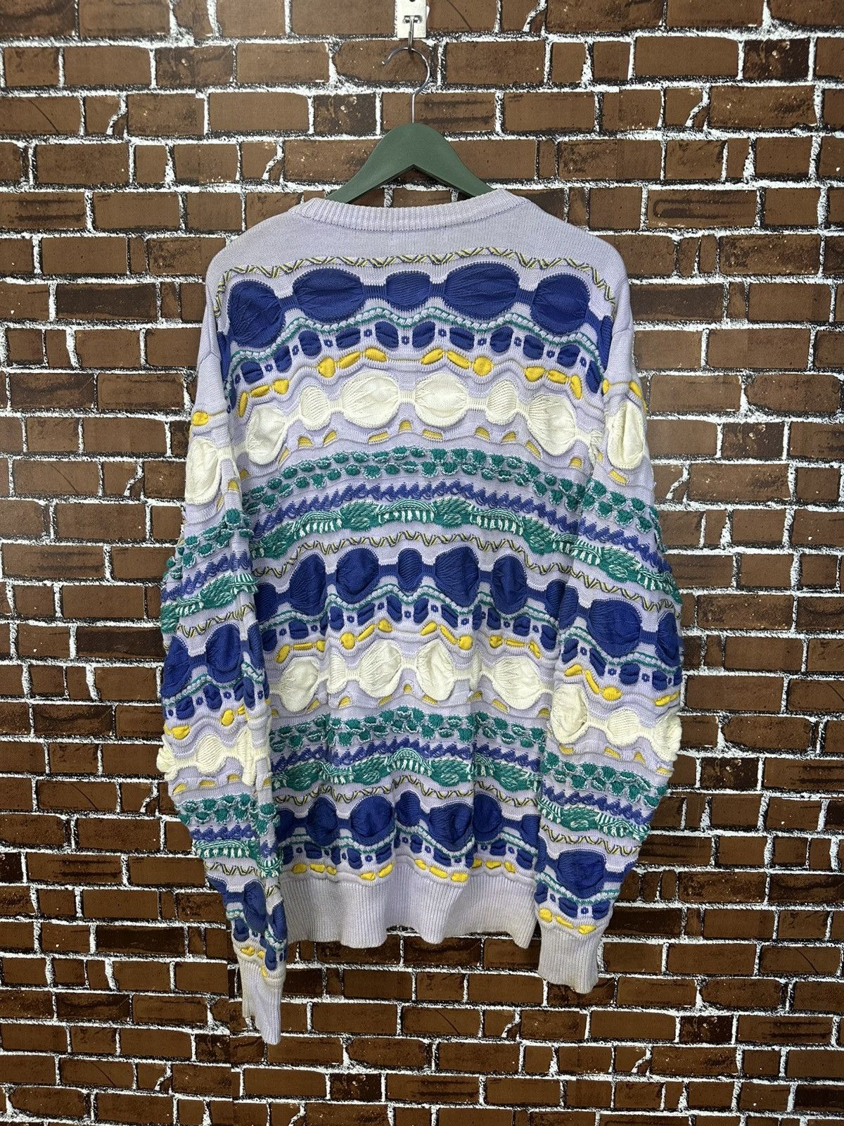 Vintage Vintage Designer Joe Is Aiming Heavy Knitwear Z429 Size US L / EU 52-54 / 3 - 3 Thumbnail