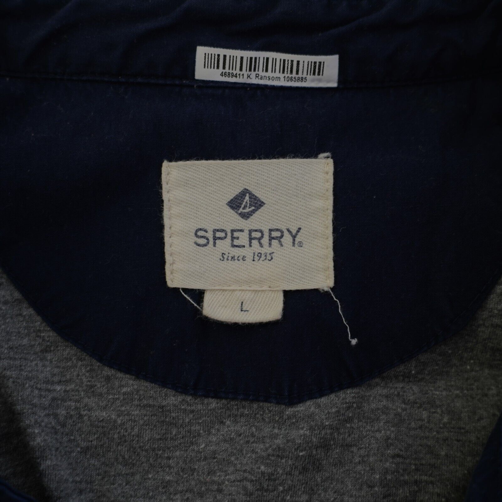 Sperry Sperry Blue Button Front Collared Large Insulated Shirt Jack Size US L / EU 52-54 / 3 - 10 Thumbnail