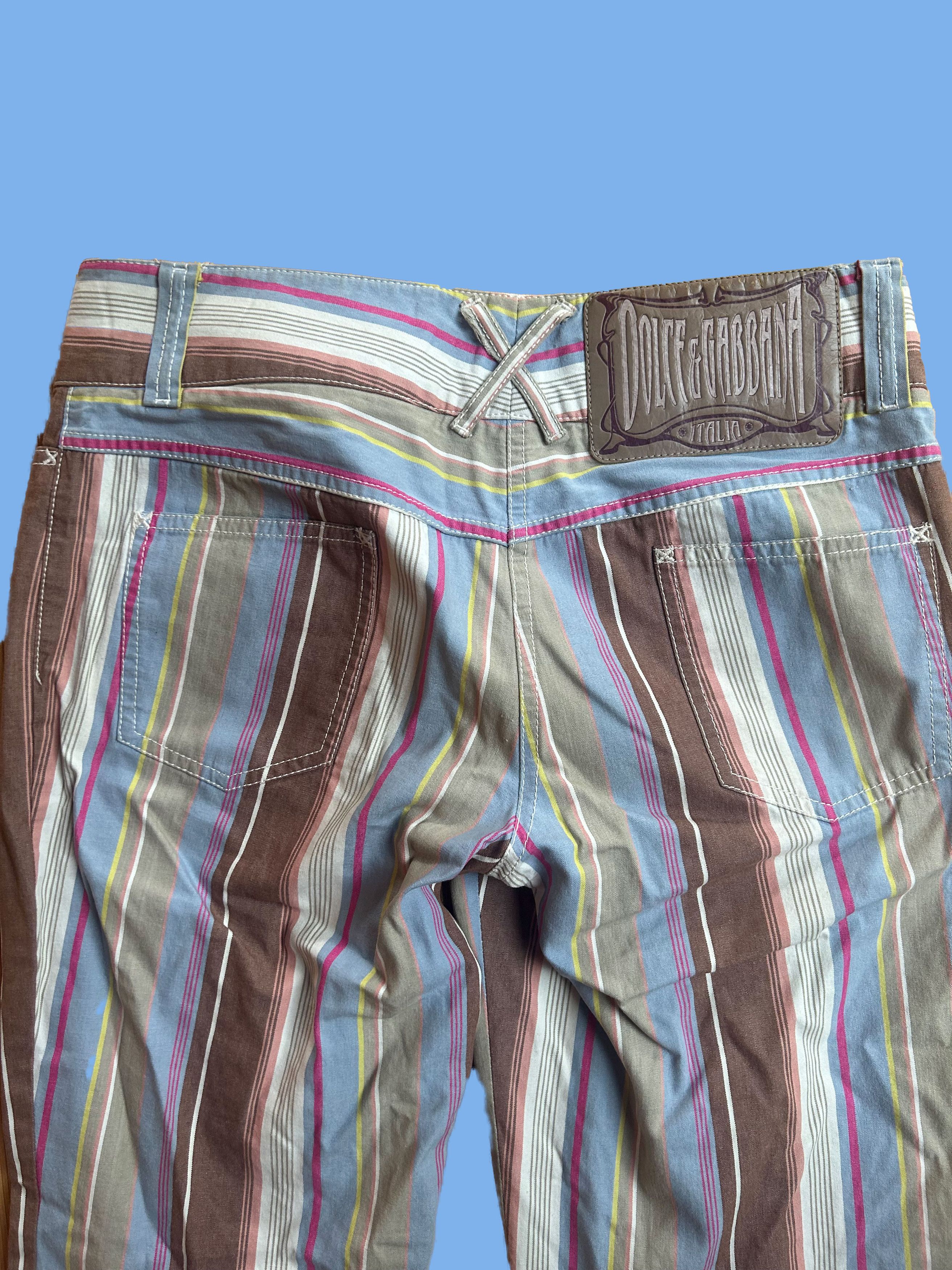 Dolce & Gabbana Vintage Dolce & Gabbana Rainbow Pants Size 42" / US 20 - 3 Thumbnail