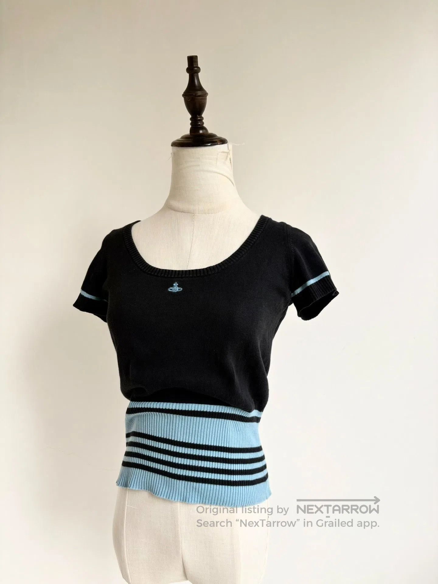 Vivienne Westwood Vivienne Westwood Vintage Striped Knit Top. Size M / US 6-8 / IT 42-44 - 2 Thumbnail