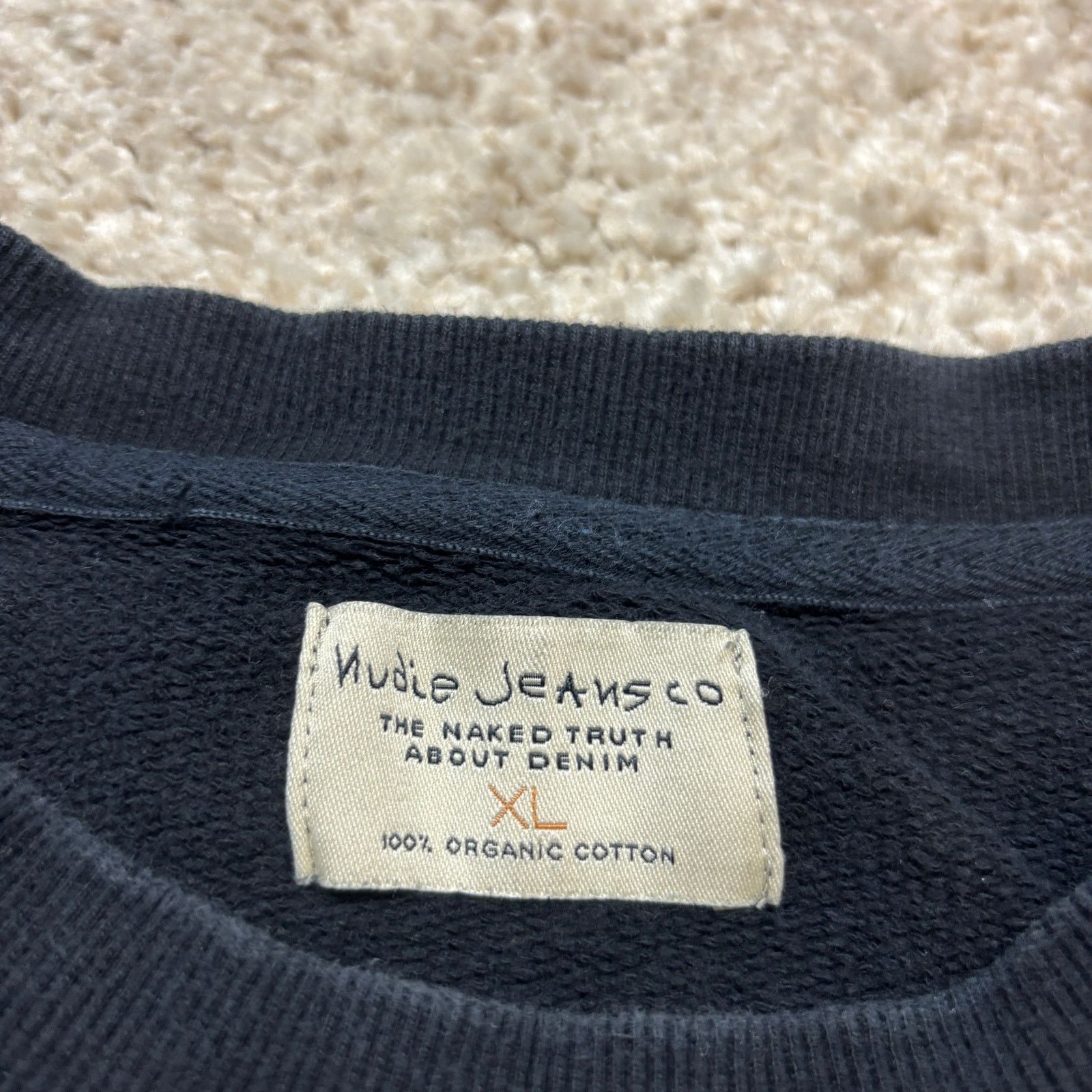 Nudie Jeans Nudie Jeans Co Frasse Logo Crew Pullover Sweatshirt Men's XL Size US XL / EU 56 / 4 - 4 Thumbnail