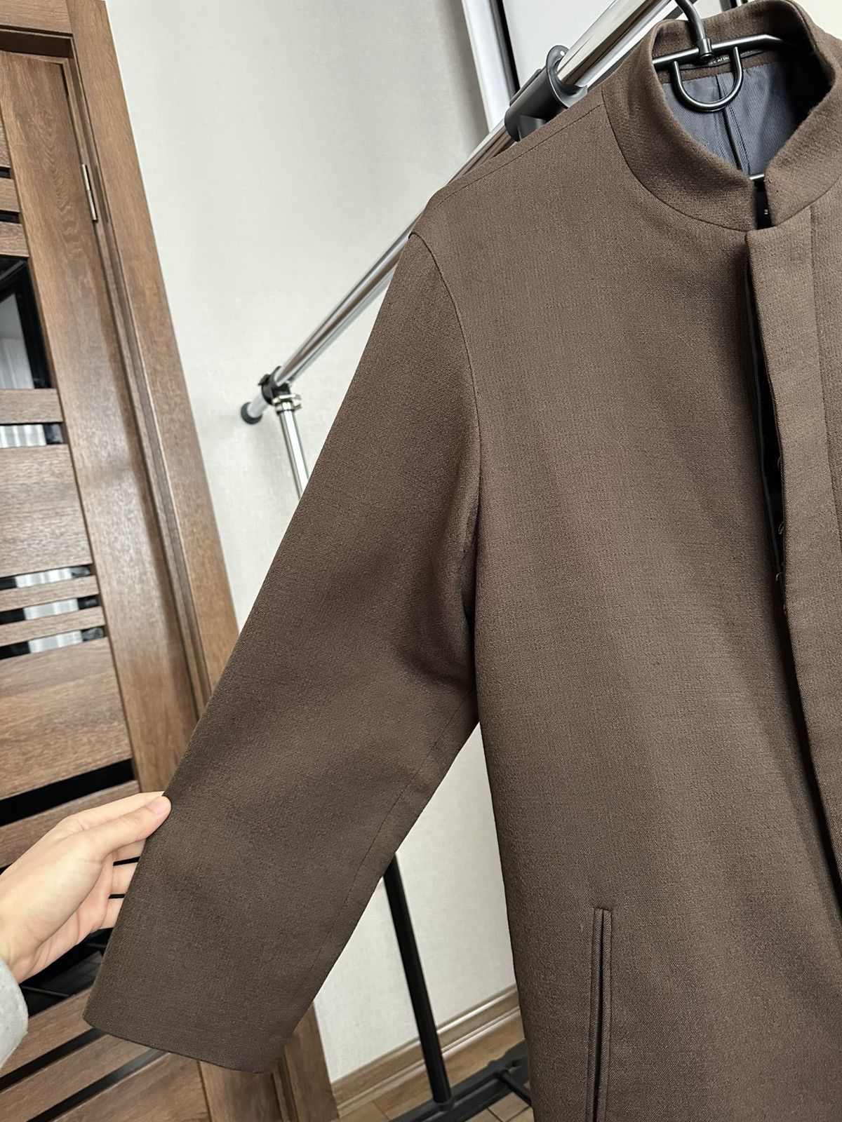 Yohji Yamamoto Yohji Yamamoto Pour Homme Vintage Wool Coat Jacket 90s Size US S / EU 44-46 / 1 - 7 Thumbnail