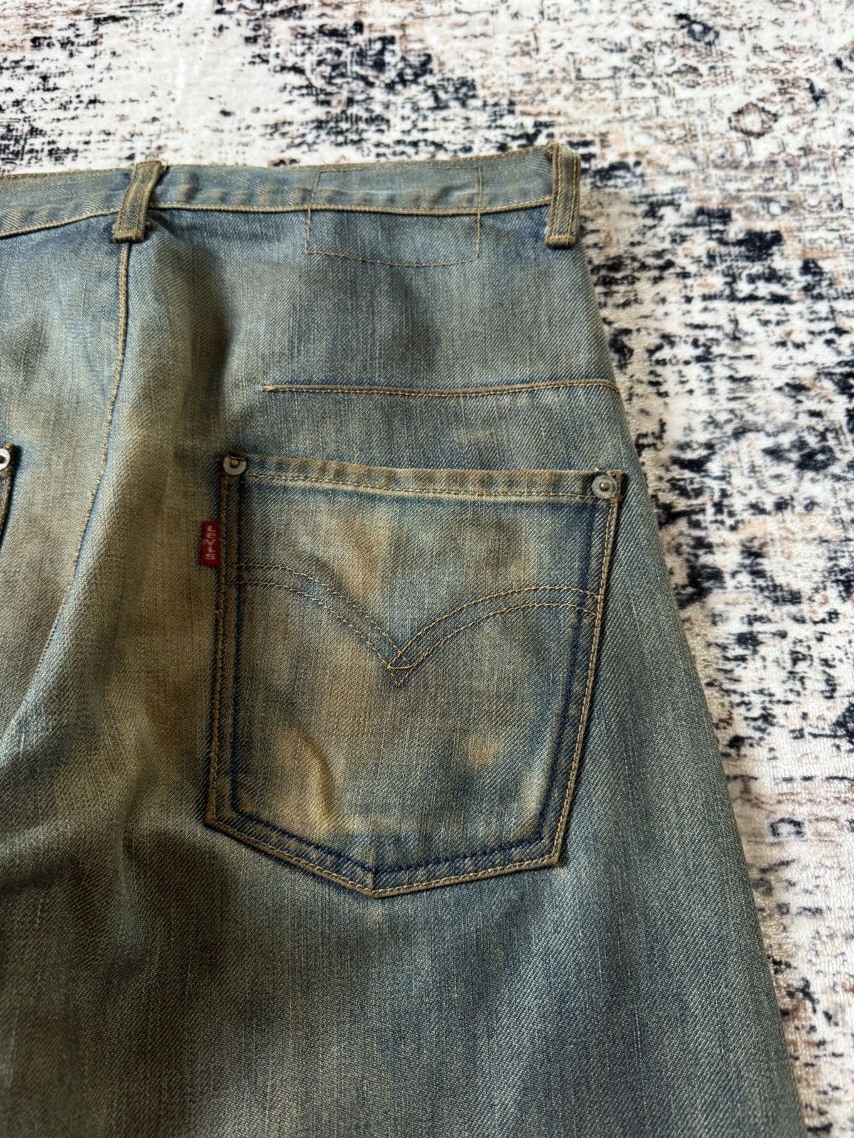 Levi's Vintage Clothing Vintage LEVIS Mud Wash Twisted Leg Engineered Jeans Regular Size US 30 / EU 46 - 18 Thumbnail