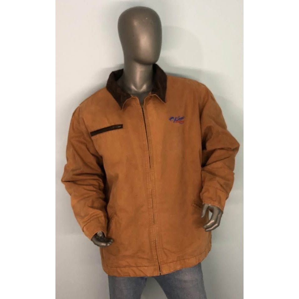 Dunbrooke × Vintage VTG Dunbrooke Jacket XLT Men Heavy Duty, Corduroy Collar Size US XL / EU 56 / 4 - 4 Thumbnail
