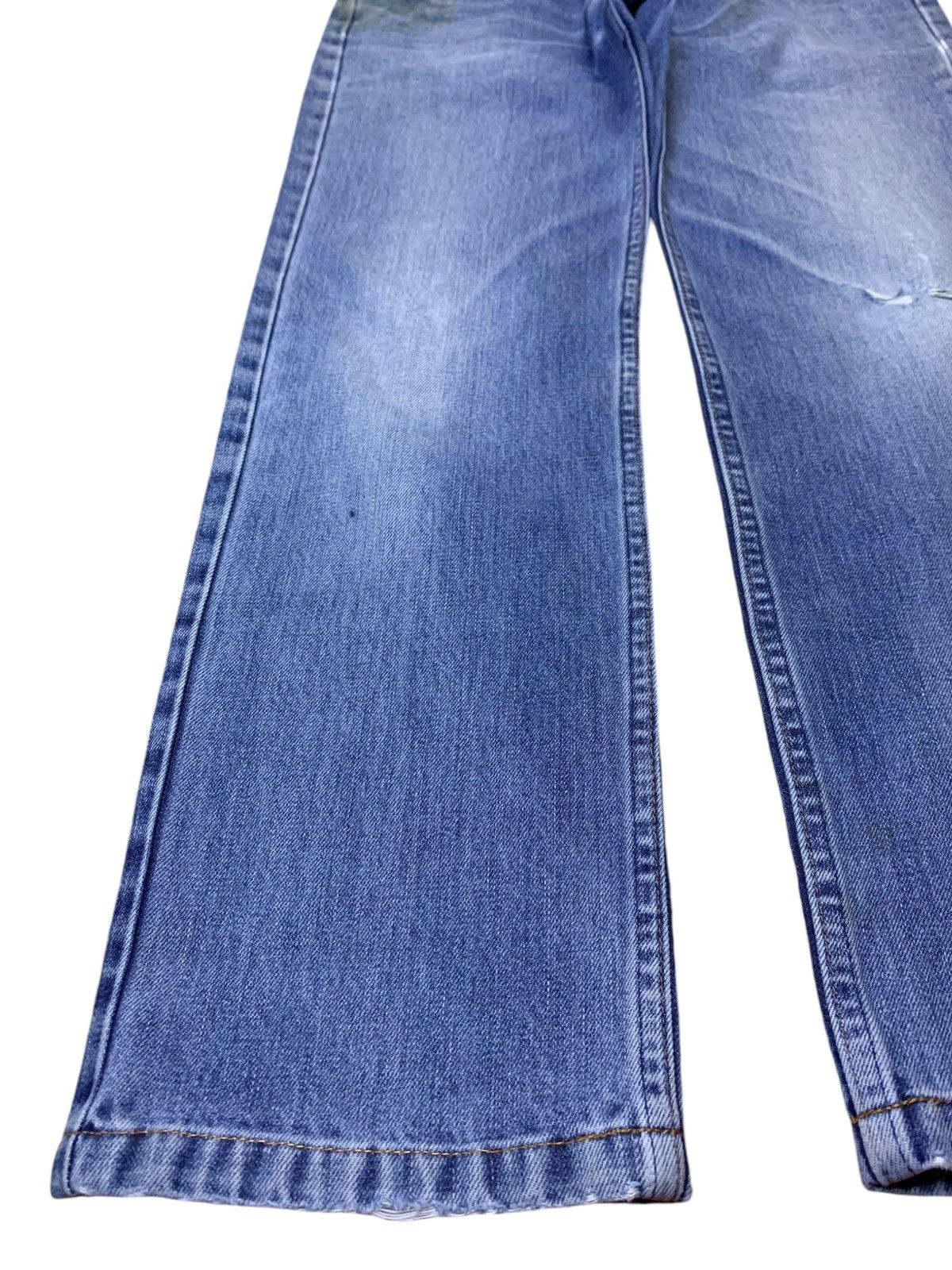 Levi's Vintage 80s Levis 605 Orange Tab Blue Wash Distressed Jeans Size US 30 / EU 46 - 6 Thumbnail