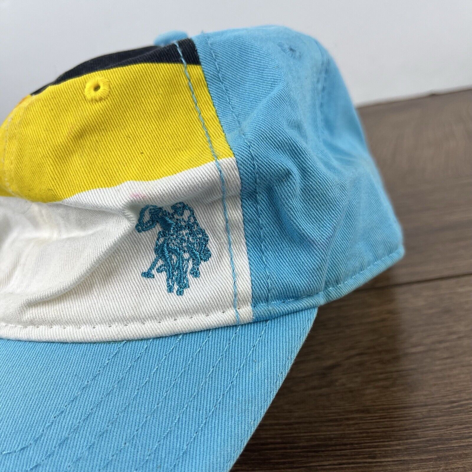 Other US Polo Assn. Hat Yellow Light Blue Adjustable Hat Blue Adul Size ONE SIZE - 8 Thumbnail