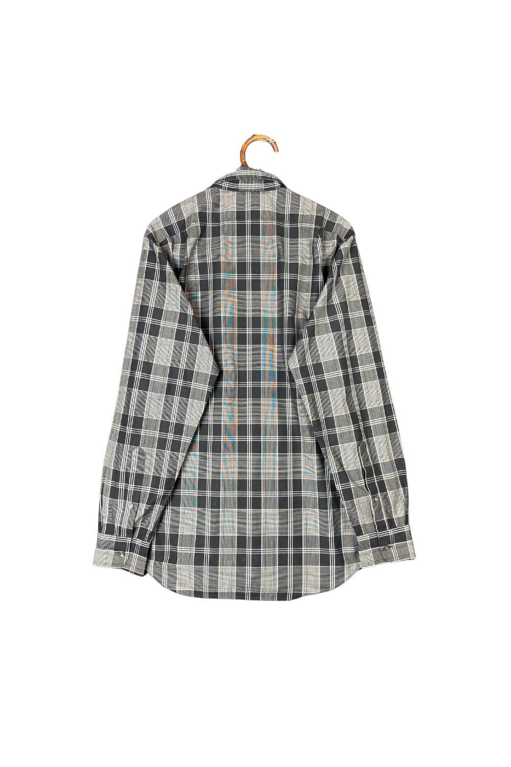 ss04 RL Purple Label Made in Italy Glen Plaid Cotton Shirt image 2