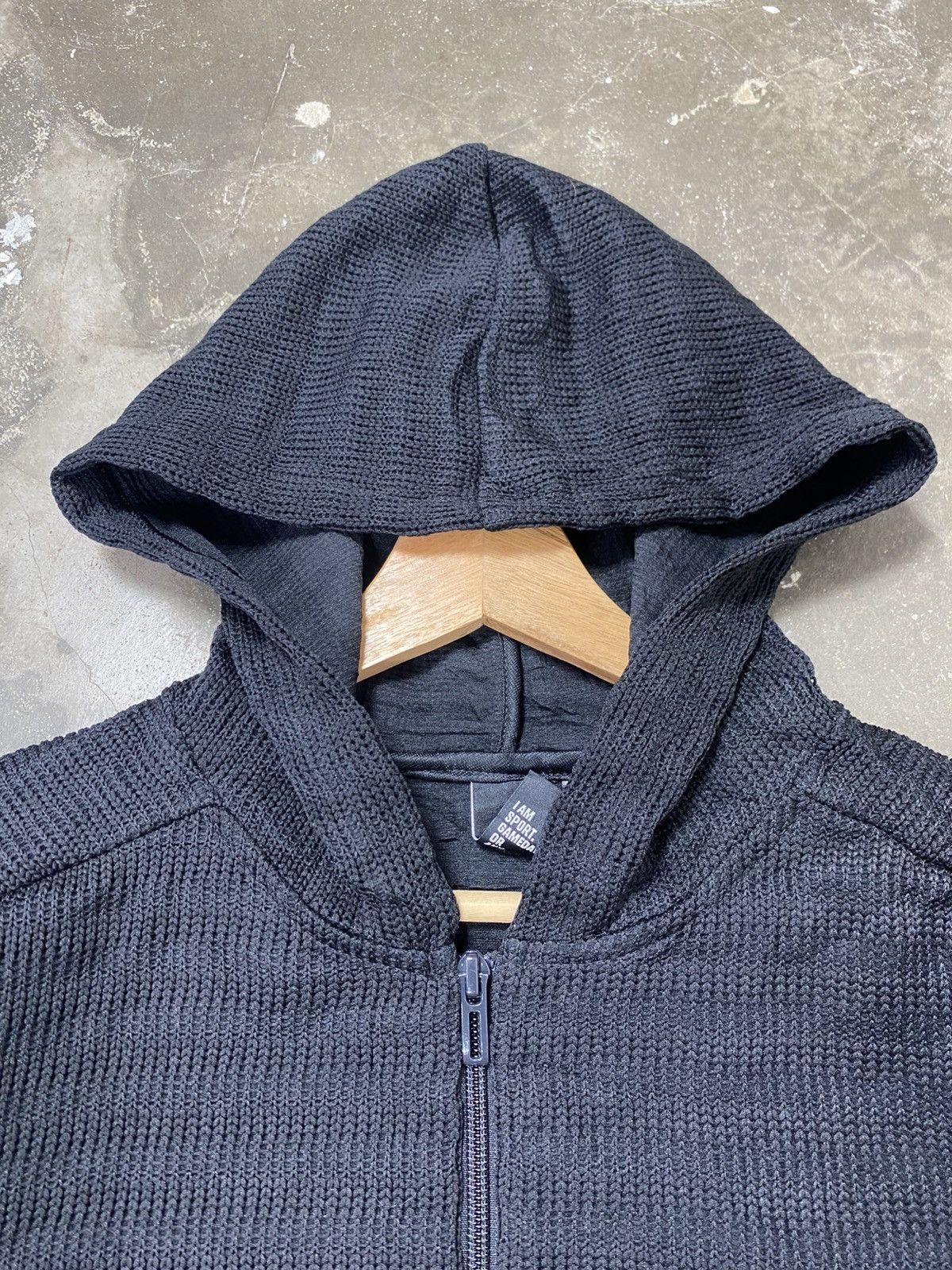 Adidas Rare Adidas Knitted Hoodie Jacket Size US M / EU 48-50 / 2 - 8 Thumbnail