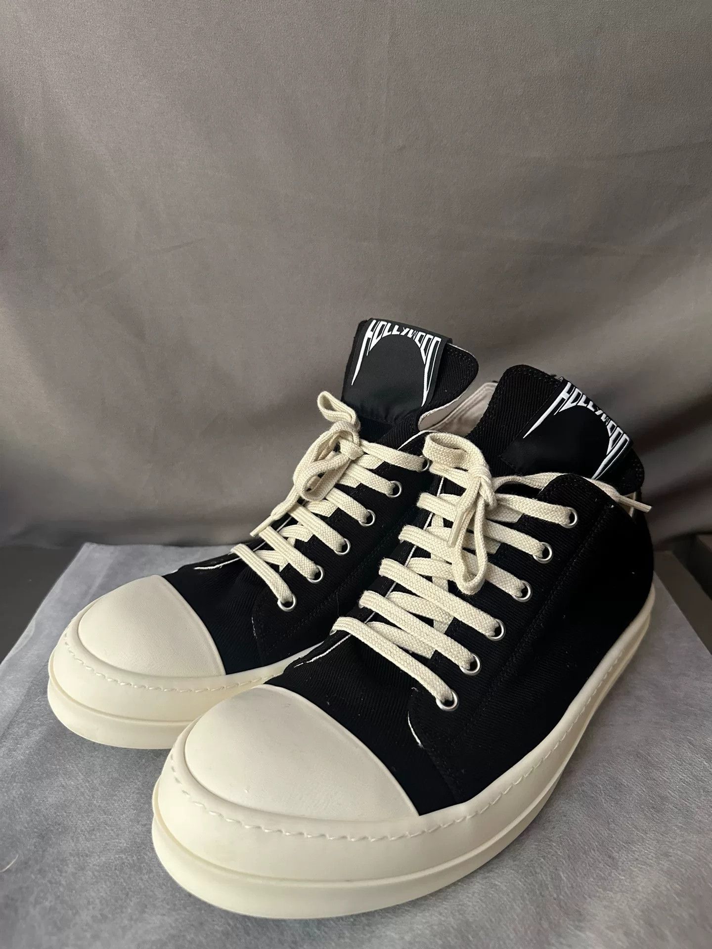 Rick Owens Drkshdw Rick Owens Drkshdw Low-Top Sneakers Size US 9 / EU 42 - 1 Thumbnail