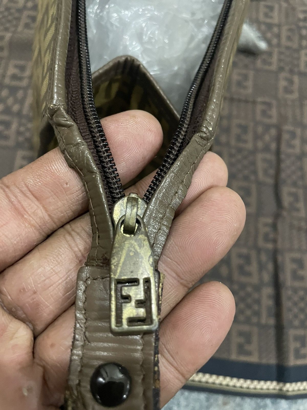 Fendi Fendi Zuccq Clutch Size ONE SIZE - 7 Thumbnail