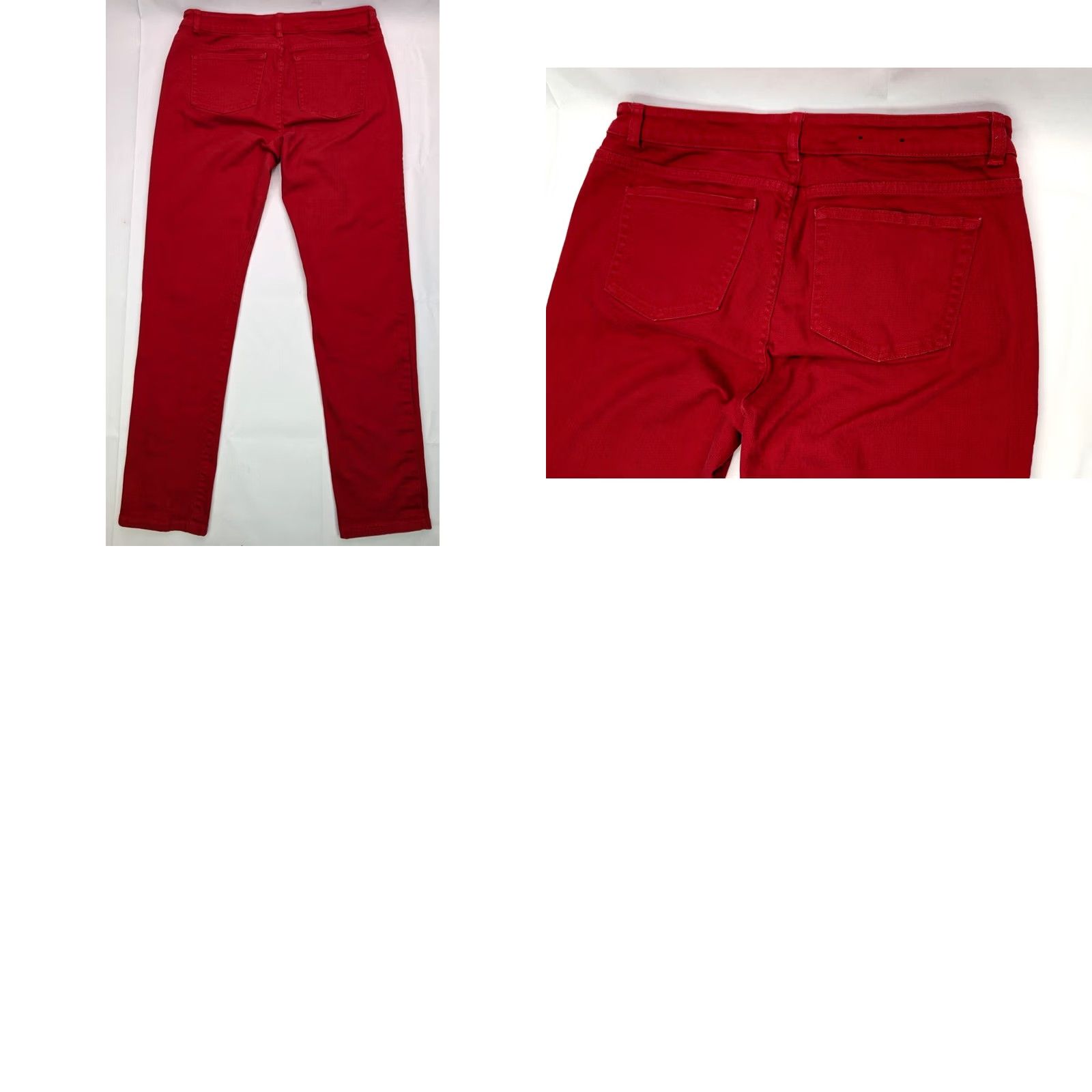 Chaps Chaps Denim Jeans Red Denim Pants Tapered Women 10 32x30 Vintage? No Size 32" / US 10 / IT 46 - 10 Thumbnail