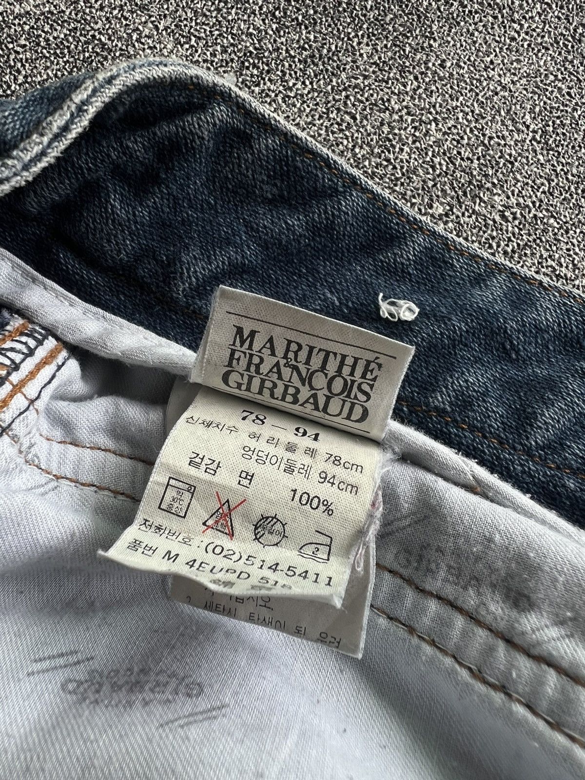 Marithe + Francois Girbaud Marithe Francois Girbaud Stone Washed Jeans Size US 30 / EU 46 - 9 Thumbnail