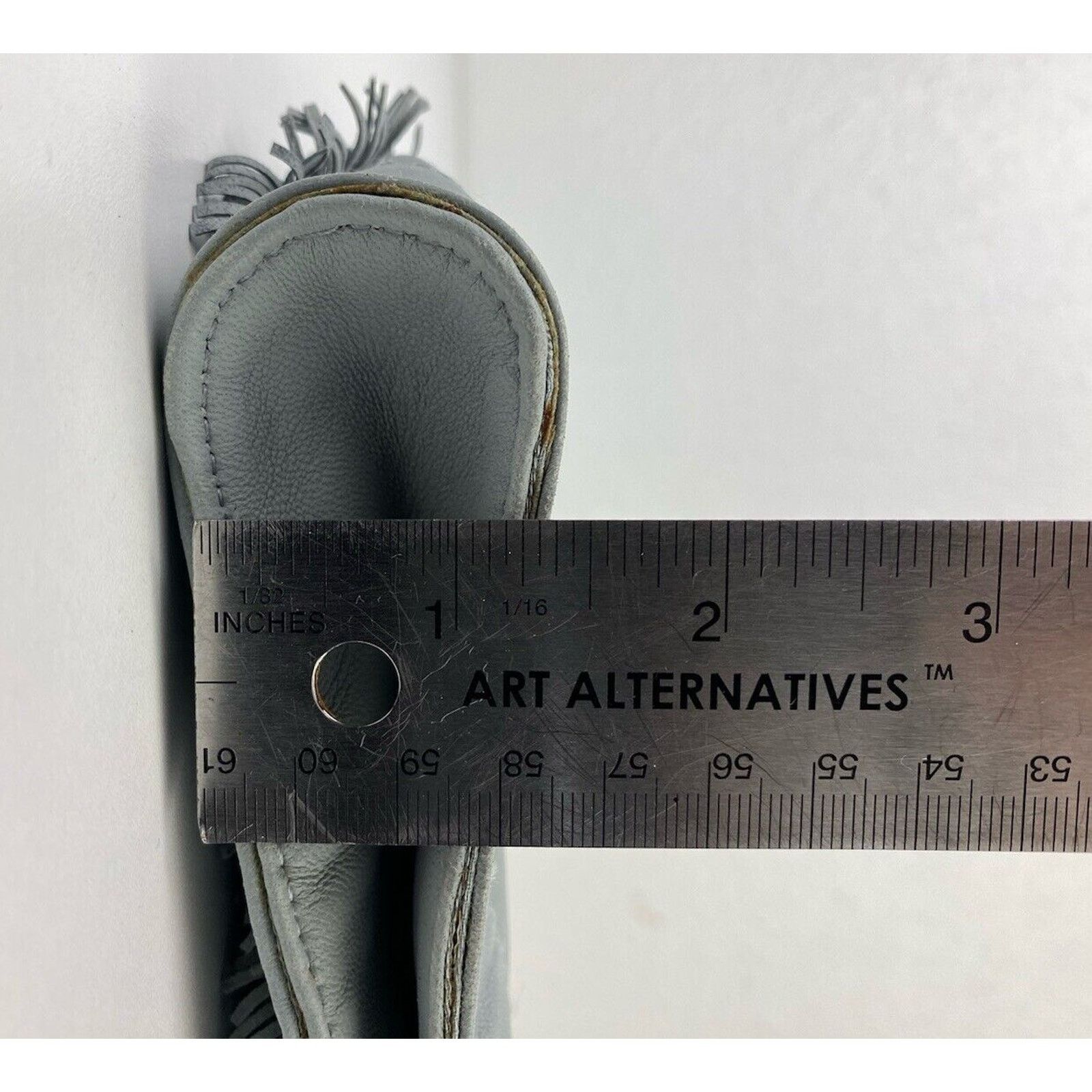 Anthropologie NWT Anthropologie Holding Horses Gray Leather Clutch Zip Size ONE SIZE - 12 Thumbnail