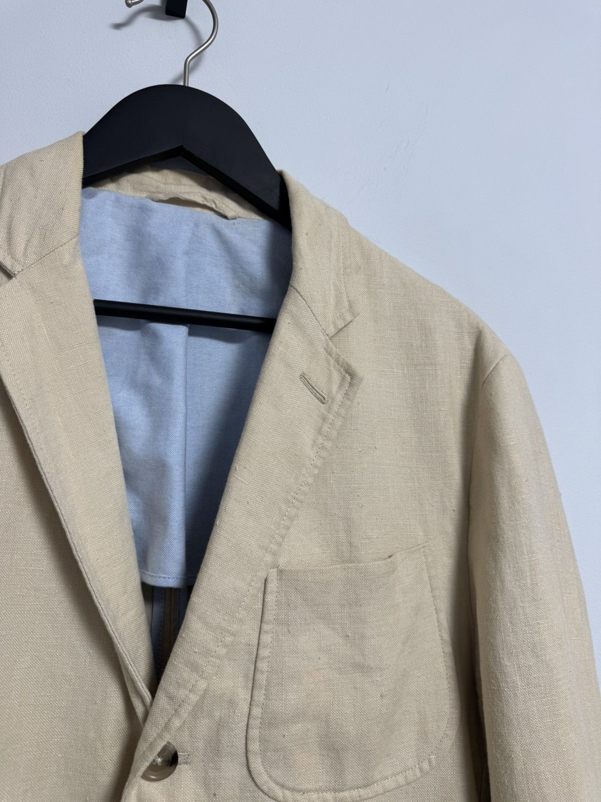 Polo Ralph Lauren Polo Ralph Lauren Blazer Beige Luxury Vintage Size 40R - 6 Thumbnail