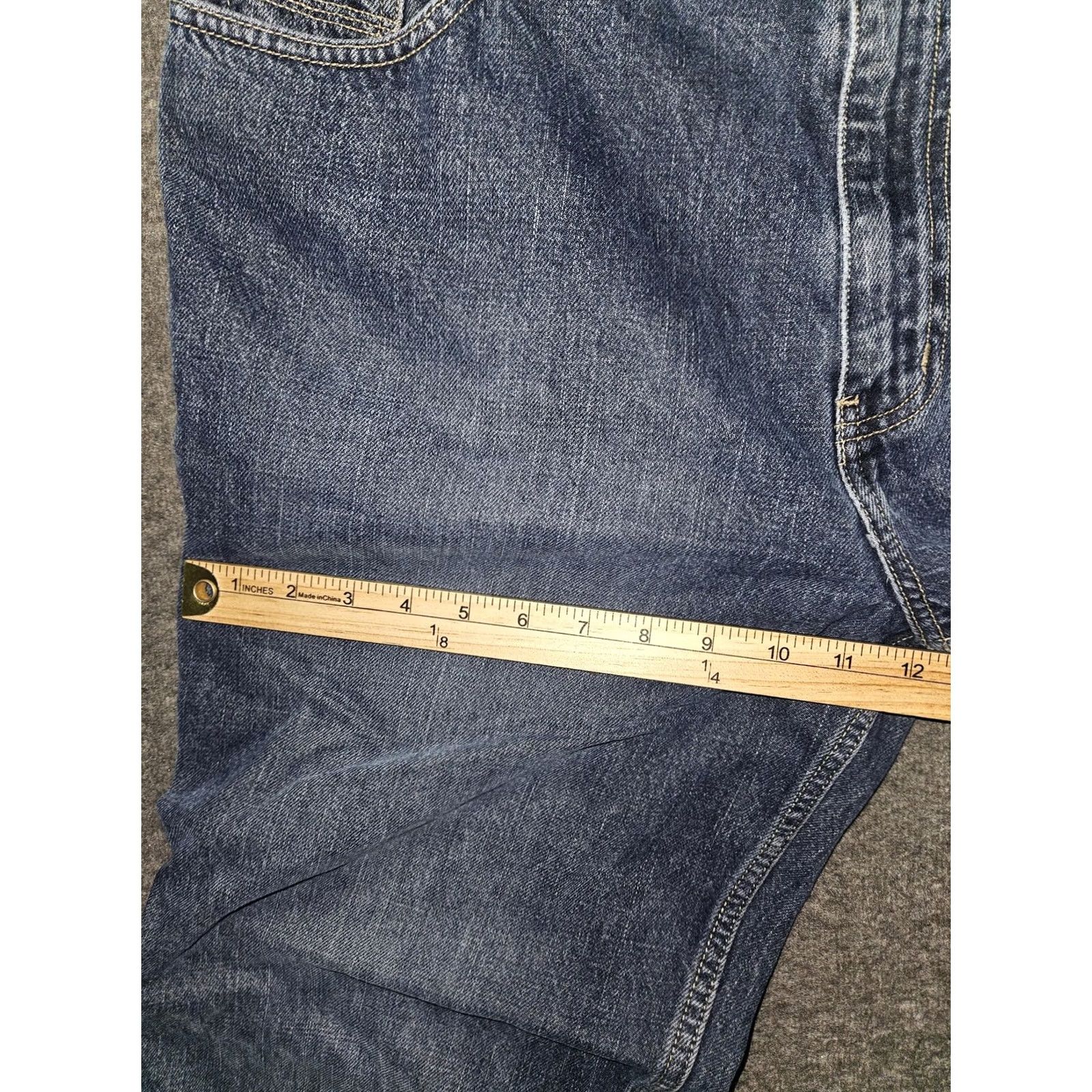 Izod VINTAGE IZOD Jeans Men 36x30 Blue Carpenter Hammer Loop Utility Pockets Jeans Mens 36 Regular Denim 5-Pocket IZOD Carpenter Size US 36 / EU 52 - 5 Thumbnail