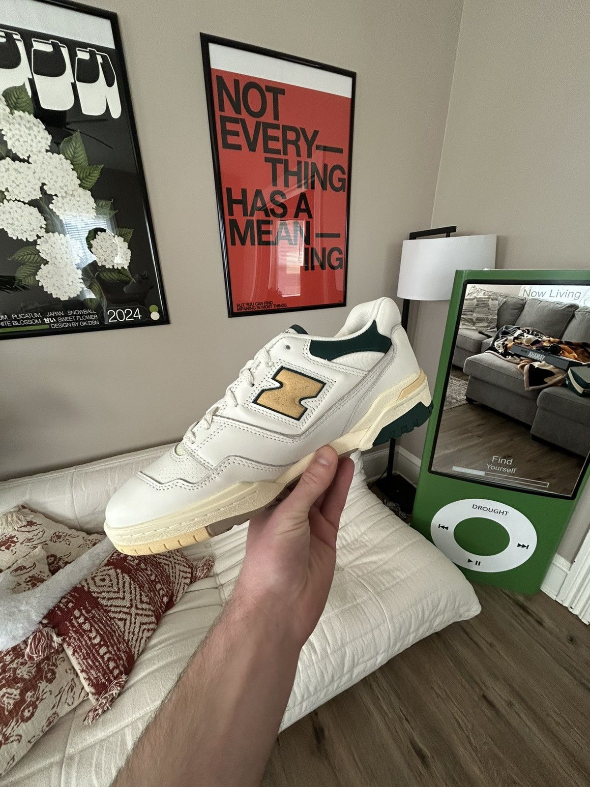 Aime Leon Dore × New Balance Aime Leon Dore Natural Green New Balance 550 Size US 10 / EU 43 - 2 Thumbnail