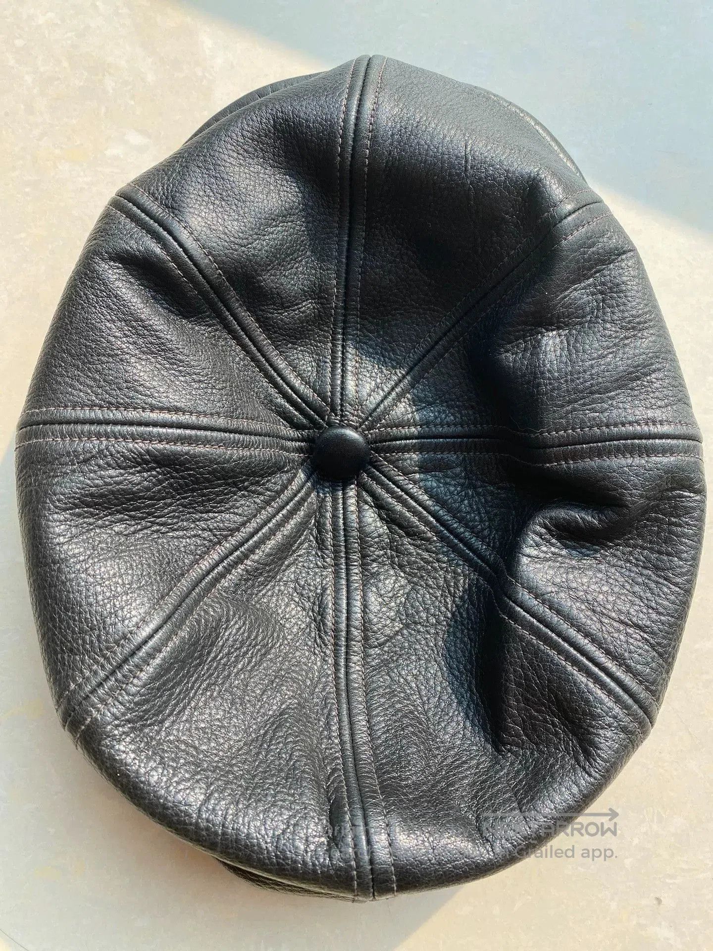 Freewheelers freewheelers leather derby hat cap. Size ONE SIZE - 3 Thumbnail